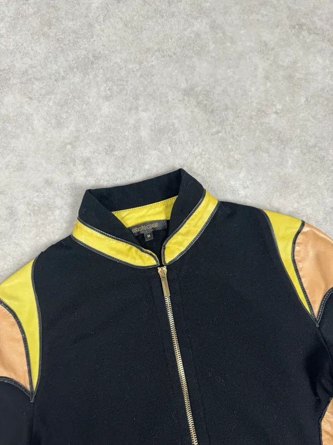 Roberto Cavalli SS2003 Roberto Cavalli Beige & Black Zip-up Jacket Size XS / US 0-2 / IT 36-38 - 4 Thumbnail
