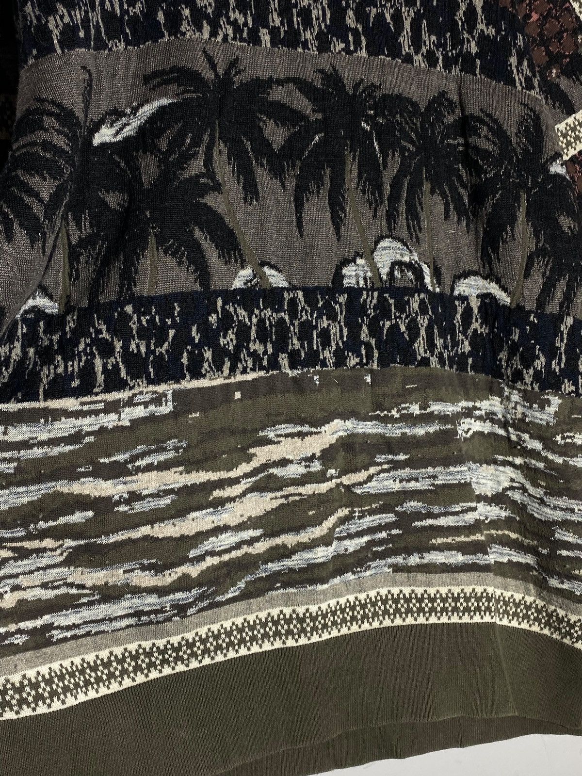 Allsaints All Saints Rattan Crew Fair Isle Palm Knit Sweater Men’s Size US L / EU 52-54 / 3 - 9 Thumbnail