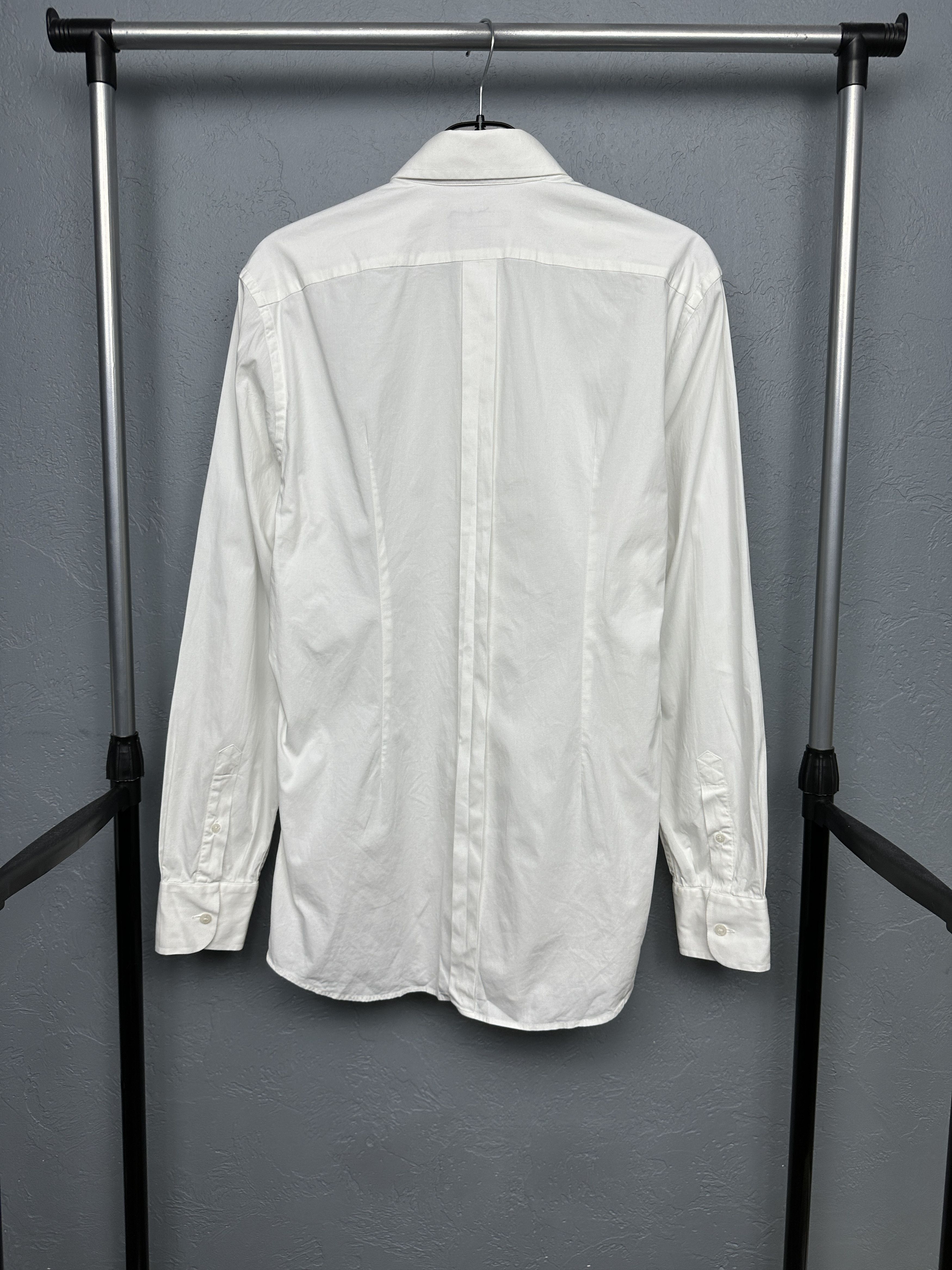 Dolce & Gabbana Dolce & Gabbana Vintage Mens Long Sleeve White Shirt Size US M / EU 48-50 / 2 - 9 Thumbnail