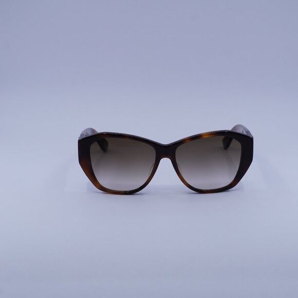 Saint Laurent Paris Saint Laurent SL M8 003 Sunglasses Havana Geometric Frame Size ONE SIZE - 2 Thumbnail