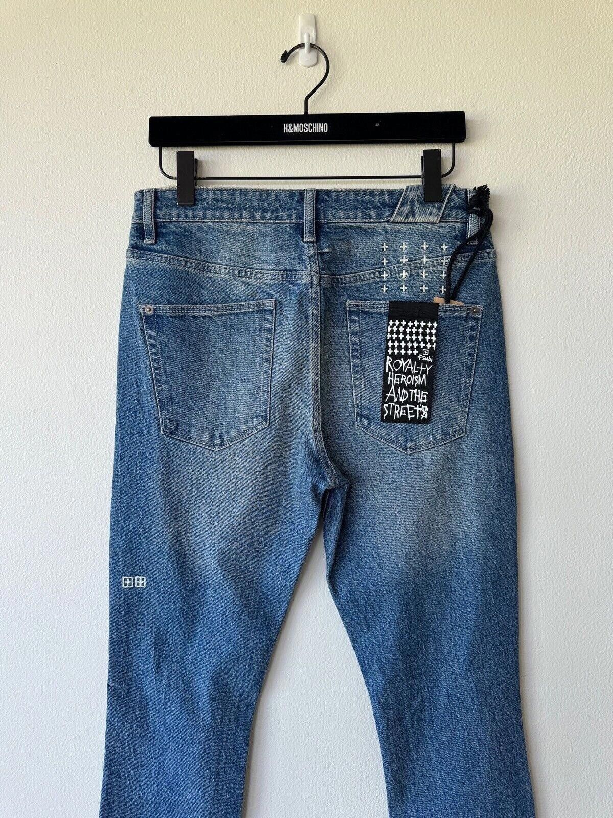 Ksubi new Ksubi mens denim jean chitch 32 blue heroism tour ripped Size US 32 / EU 48 - 6 Thumbnail
