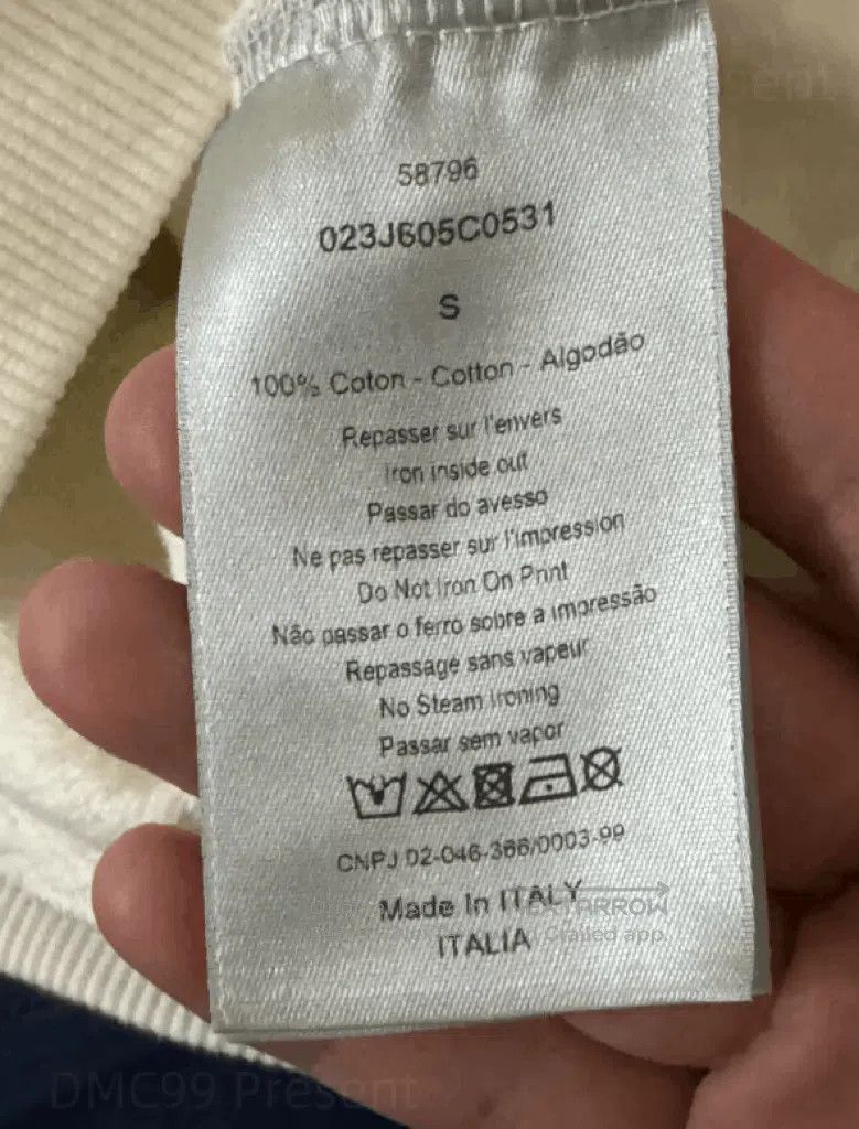 Other dior crystal logo hoodie in white. Size S / US 4 / IT 40 - 4 Thumbnail