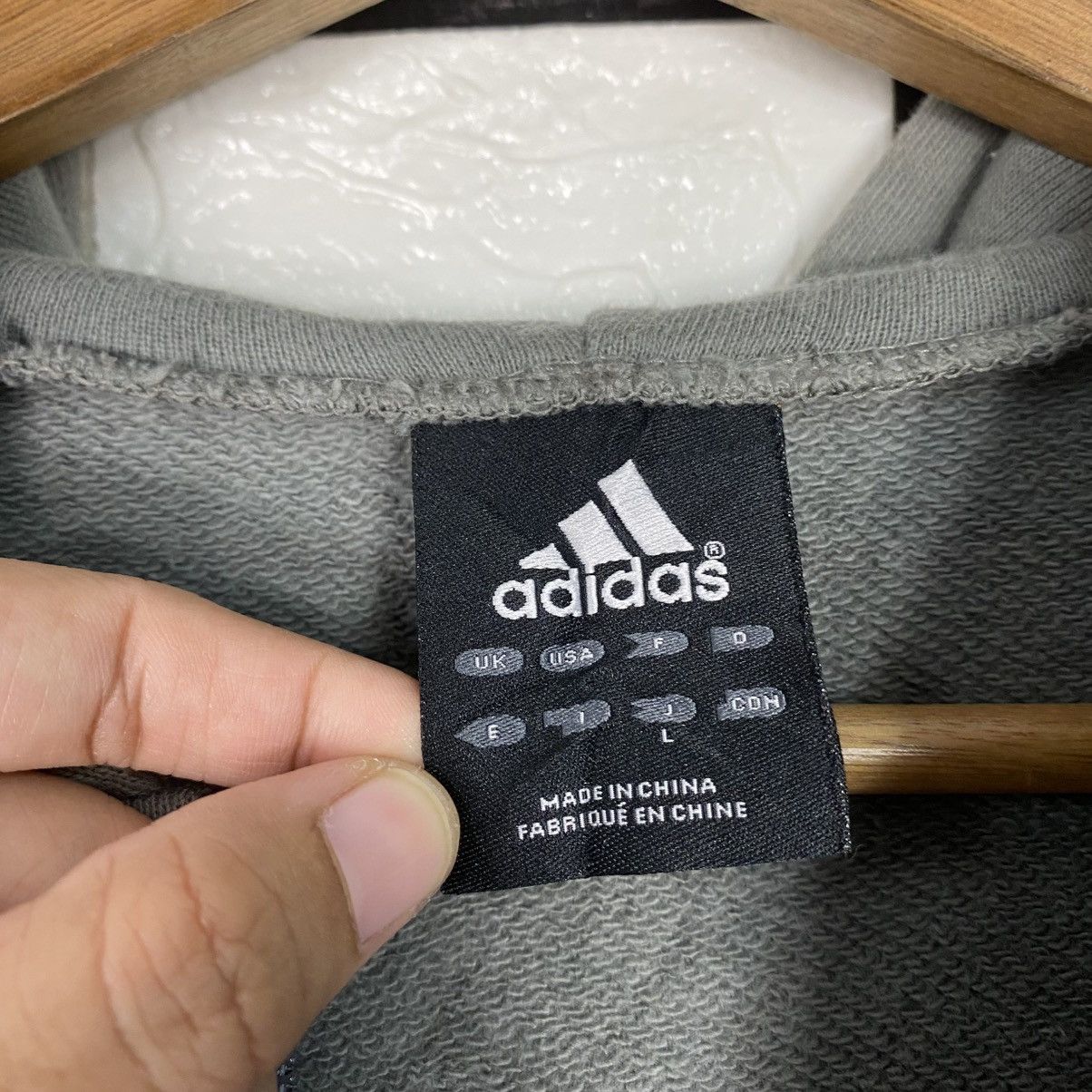 Adidas Vintage Hoodie Zipper Adidas Striped Bayer 04 Leverkusen Size US L / EU 52-54 / 3 - 19 Thumbnail