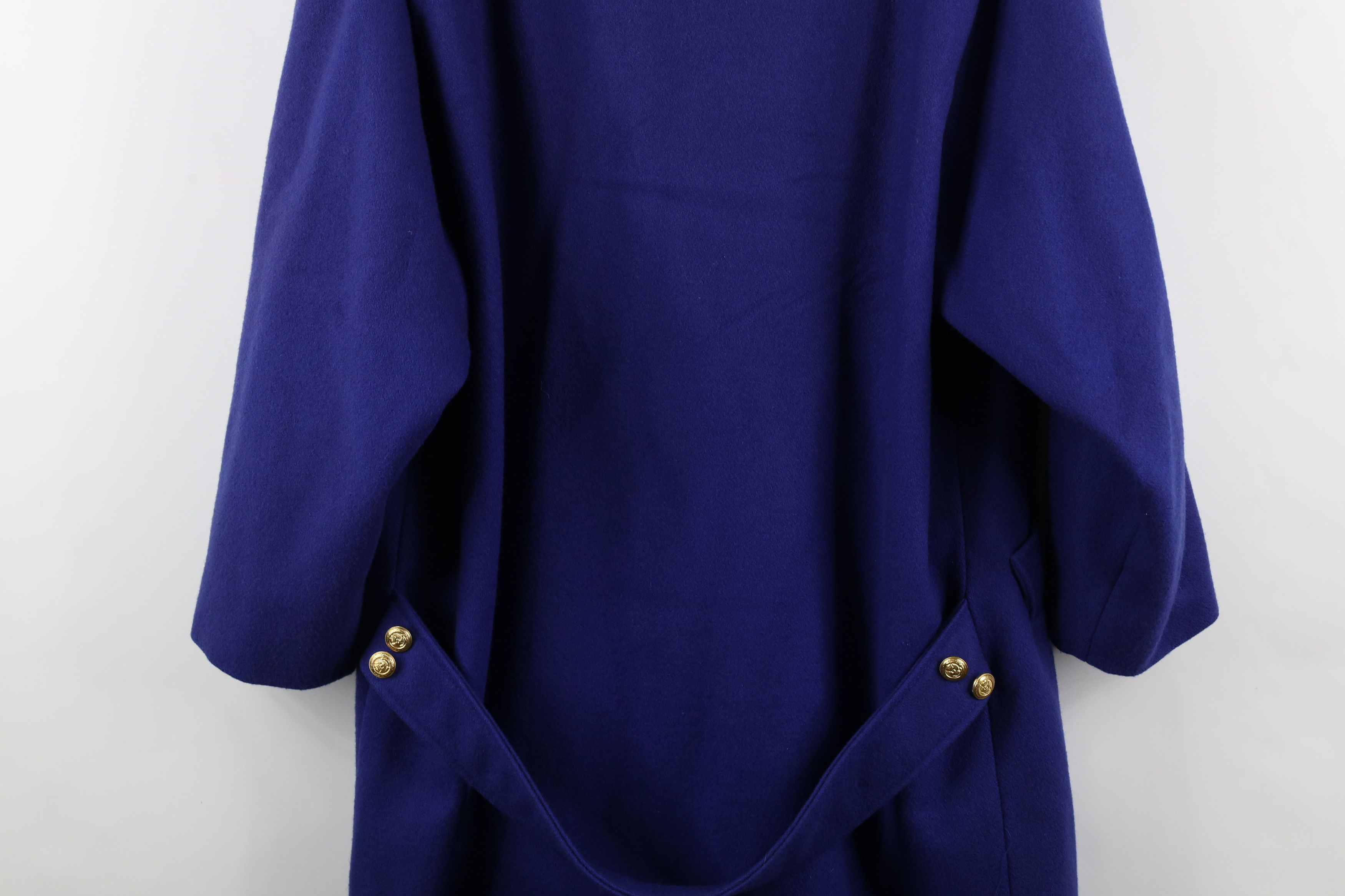 Vintage Vintage 70s Streetwear Breasted Wool Trench Coat Jacket Size XXL / US 16-18 / IT 52-54 - 13 Thumbnail