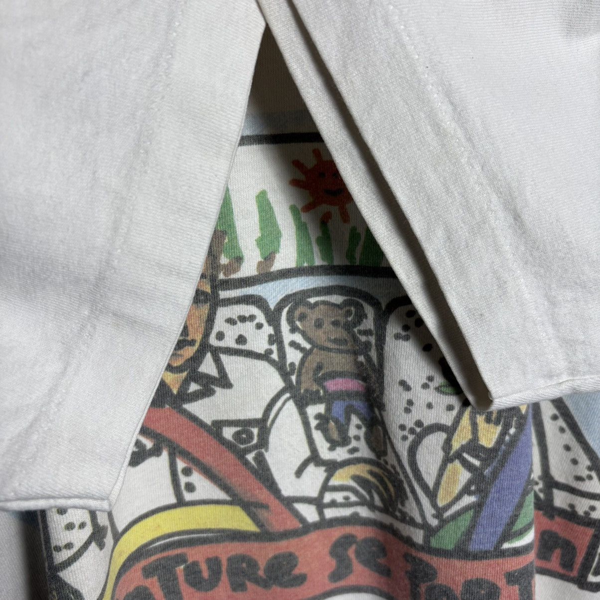 Vintage Vintage 90s Assecar Securite Autoroute Driving Graphic Tee Size US XL / EU 56 / 4 - 4 Thumbnail