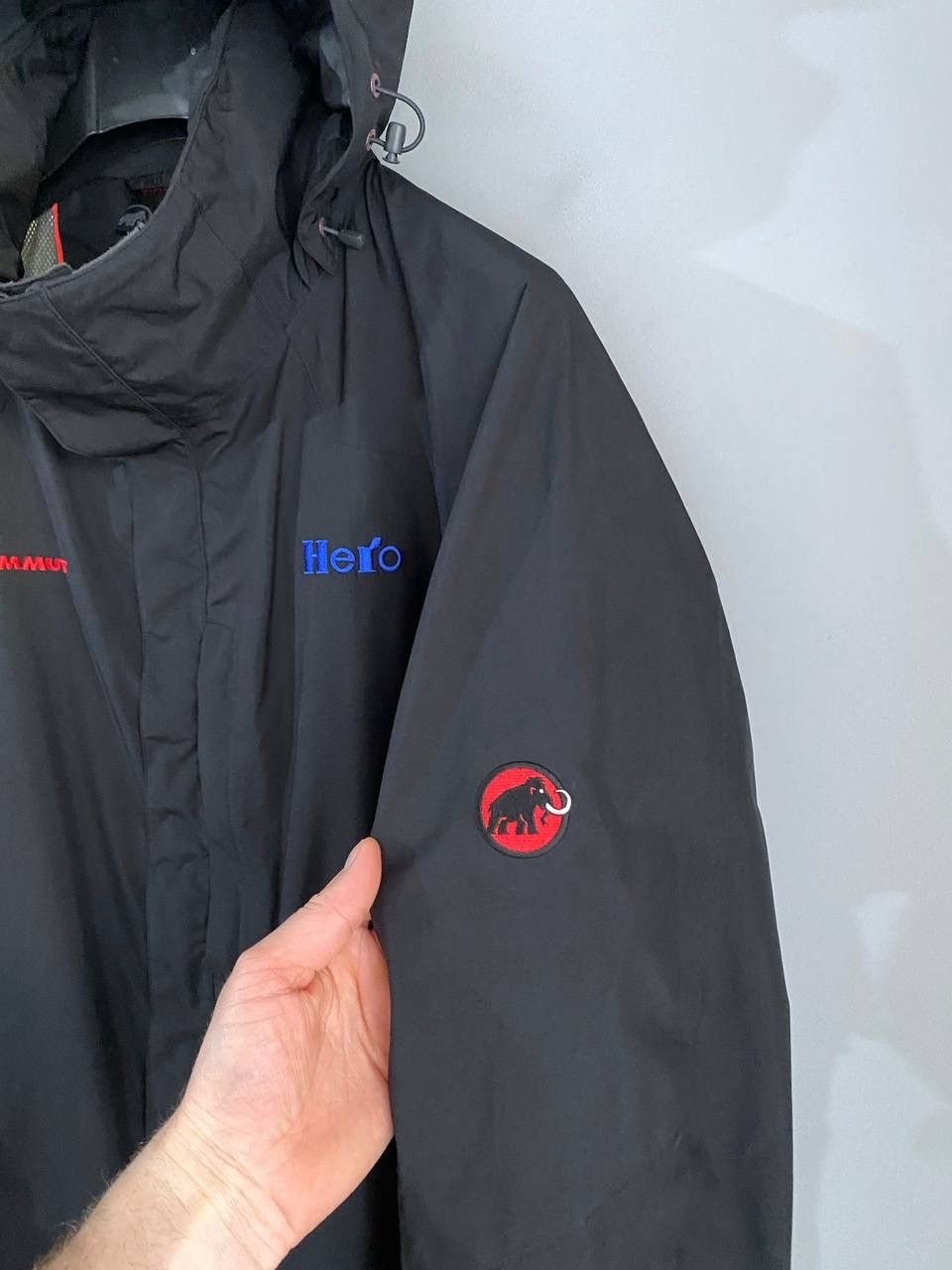 Mammut Mammut GORE-TEX Men's Black Waterproof Hooded Jacket Size XL Size US XL / EU 56 / 4 - 3 Thumbnail