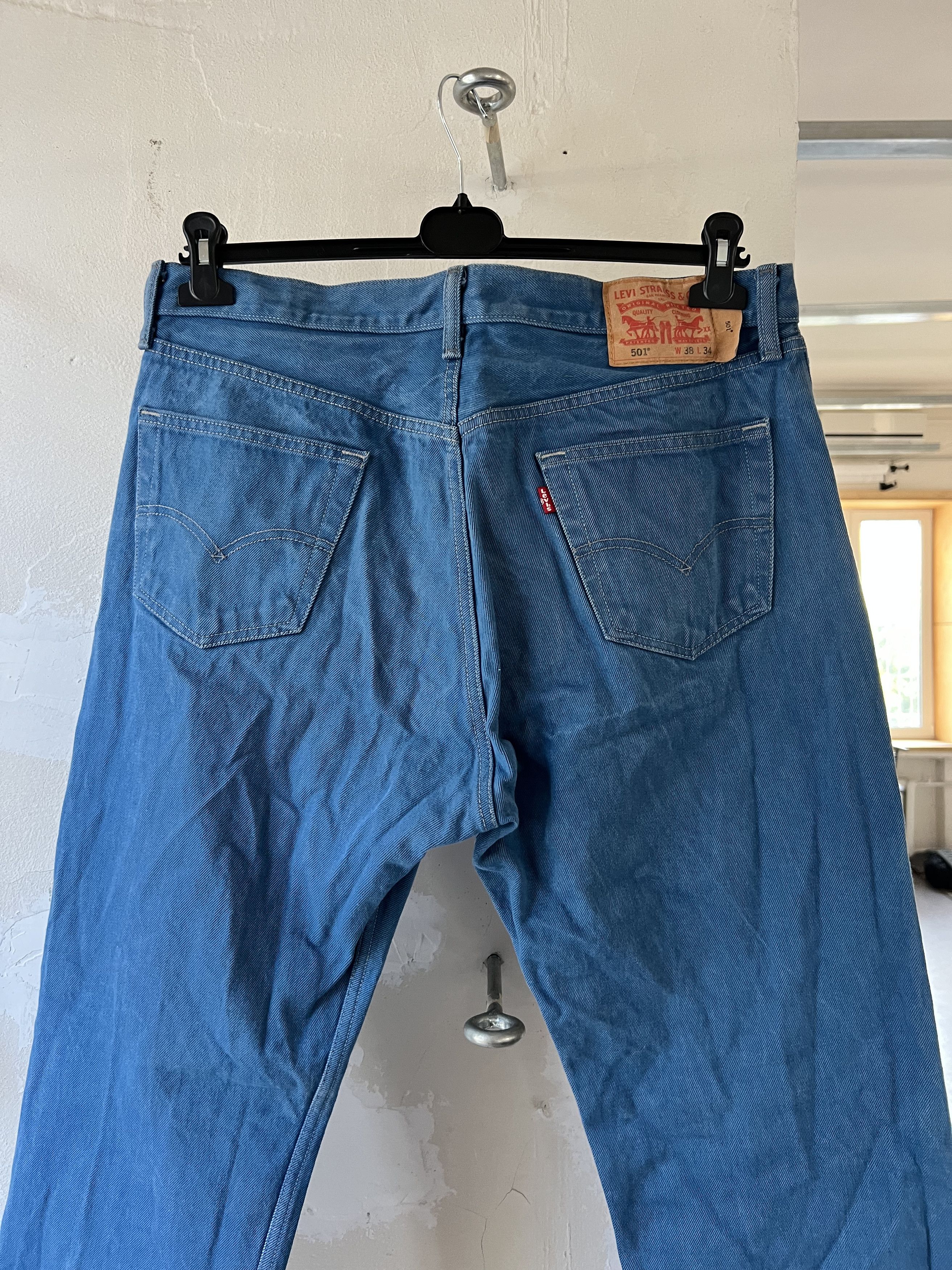 Levi's Vintage Clothing × Unsound Rags Levis Indigo Baggie Vintage Jeans Pants Size US 38 / EU 54 - 2 Thumbnail