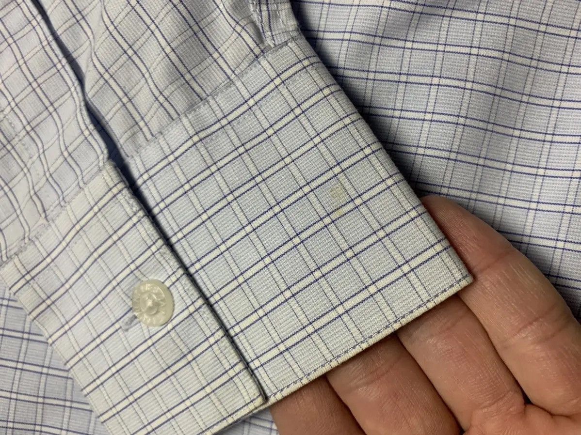 Vintage × Yves Saint Laurent Vintage Yves Saint Laurent plaid shirt light blue size M Size US M / EU 48-50 / 2 - 7 Thumbnail
