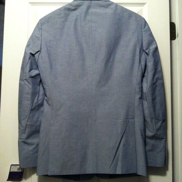 Tallia TALLIA MEN'S NEW BLUE 100%COTTON SPORT JACKET COAT SIZE: S Size US S / EU 44-46 / 1 - 10 Thumbnail