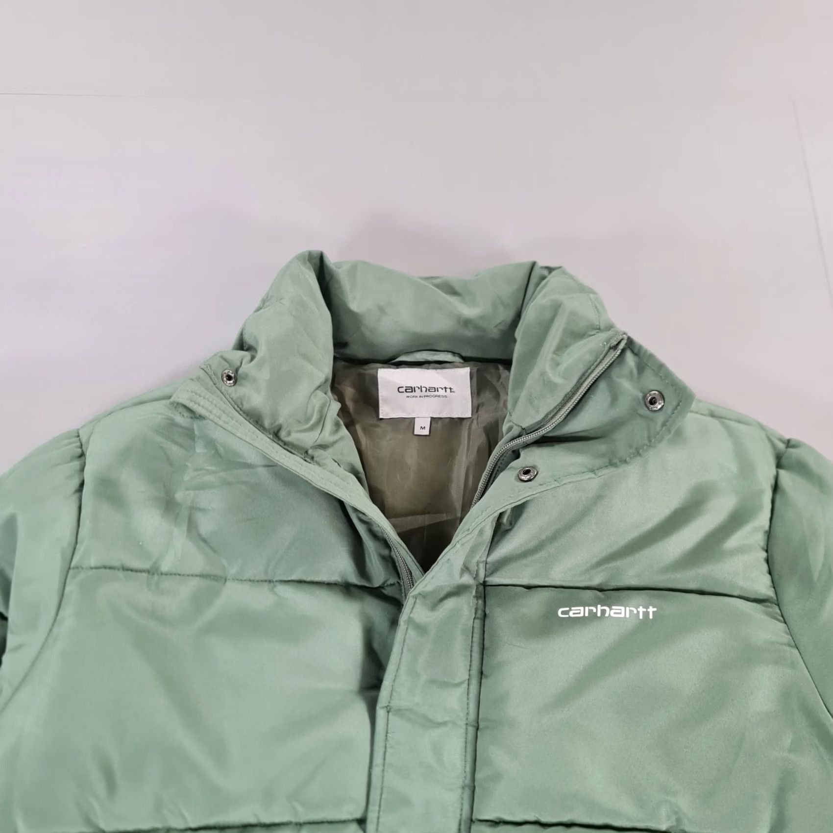 Carhartt Wip Carhartt WIP Mens Jacket Green Medium Danville Down Fill Puffer Size US M / EU 48-50 / 2 - 2 Thumbnail