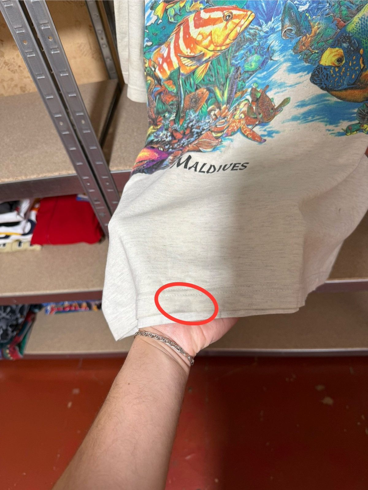 Habitat × Vintage Vintage 90’s Habitat Maldives Sea Fishes Logo Retro T-Shirt Size US XL / EU 56 / 4 - 11 Thumbnail