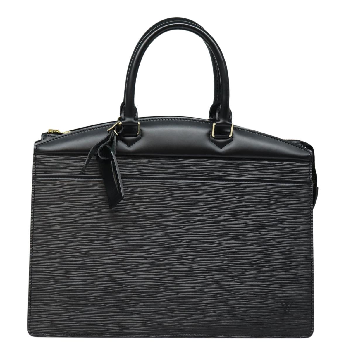 Louis Vuitton Riviera Black Leather Handbag (Pre-Owned) Size ONE SIZE - 1 Thumbnail