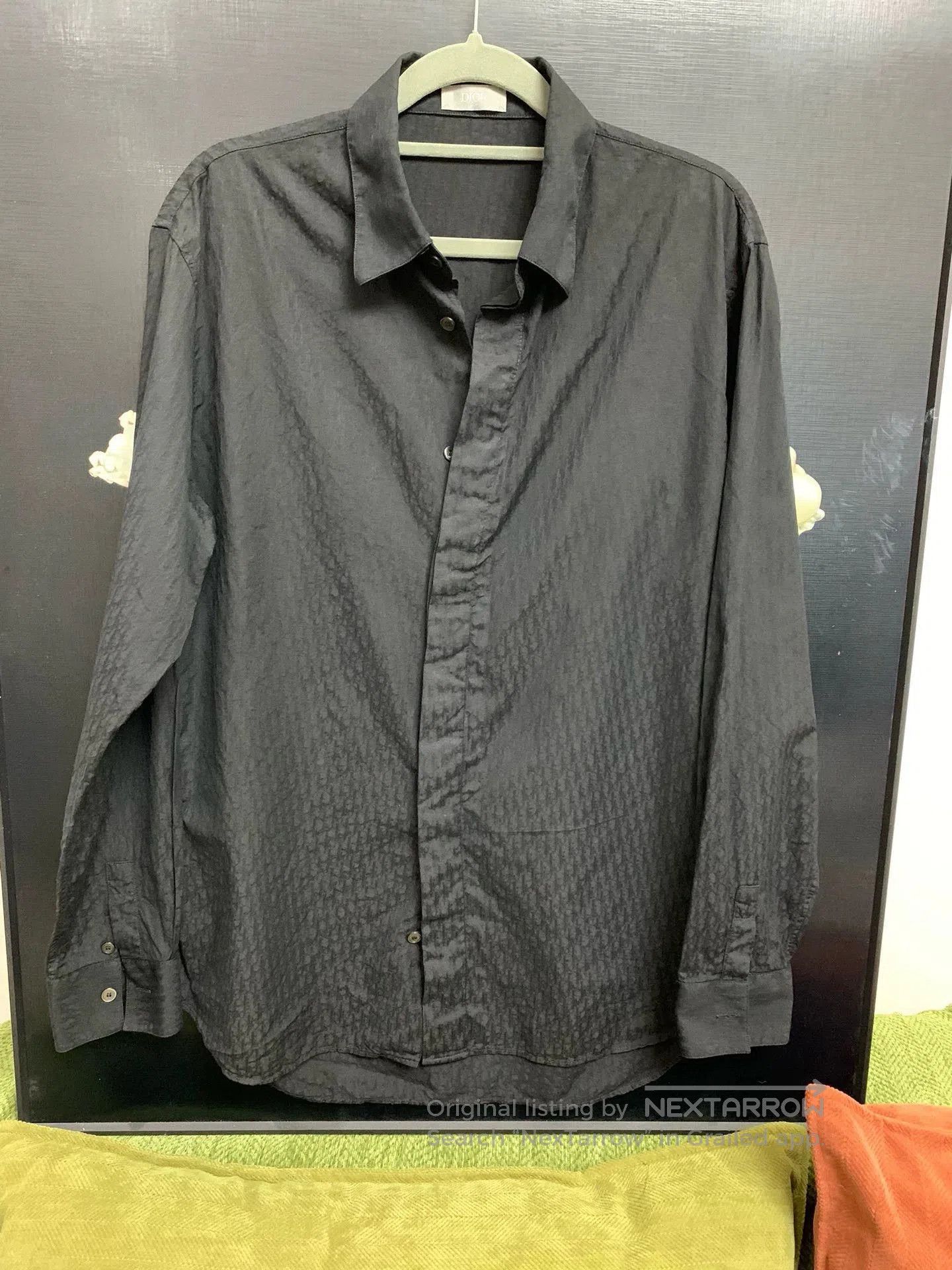 Dior dior black logo long sleeve casual shirt. Size US M / EU 48-50 / 2 - 2 Thumbnail