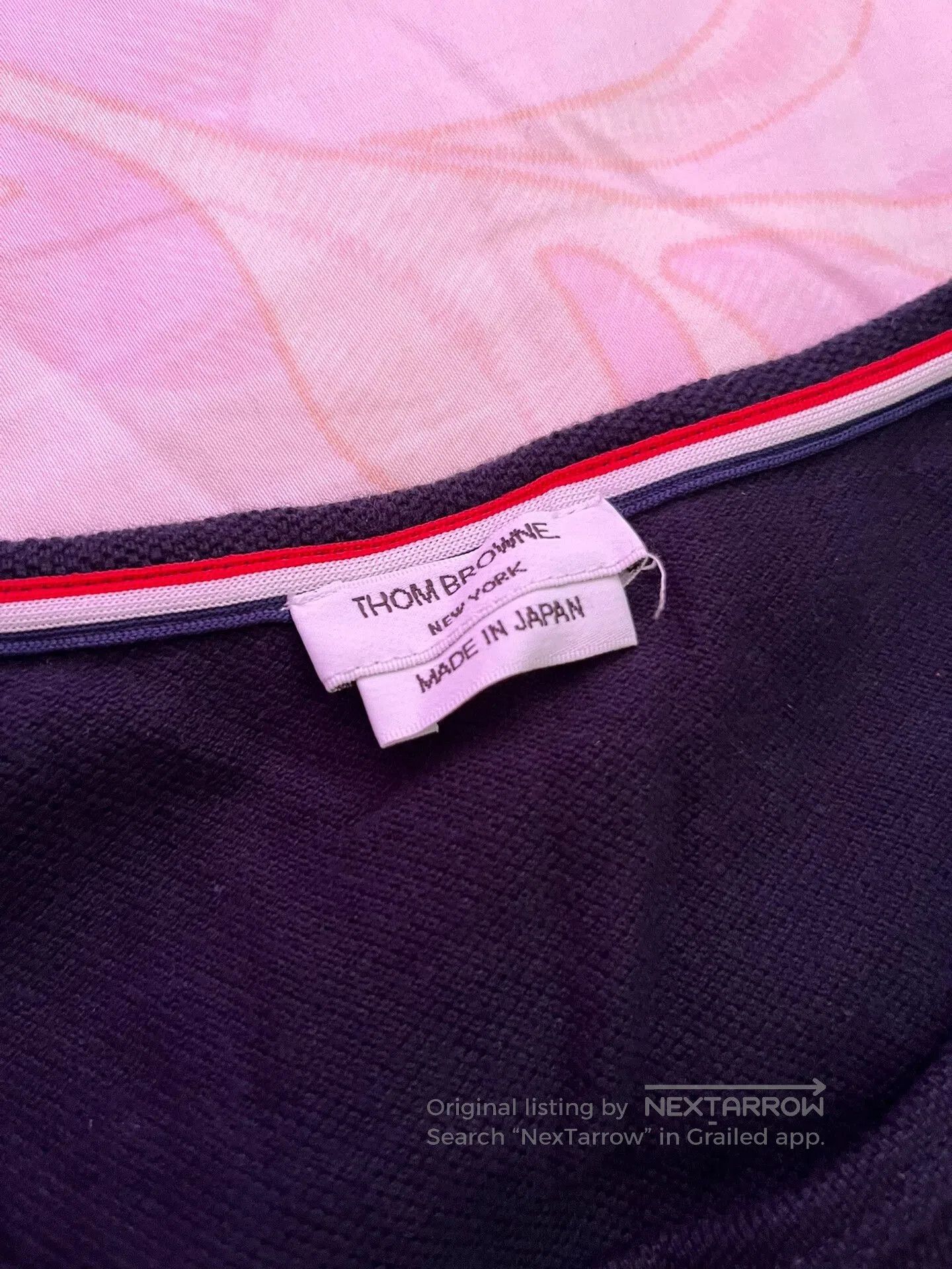 Thom Browne Thom Browne Knit Tee in Deep Blue. Size US M / EU 48-50 / 2 - 3 Thumbnail