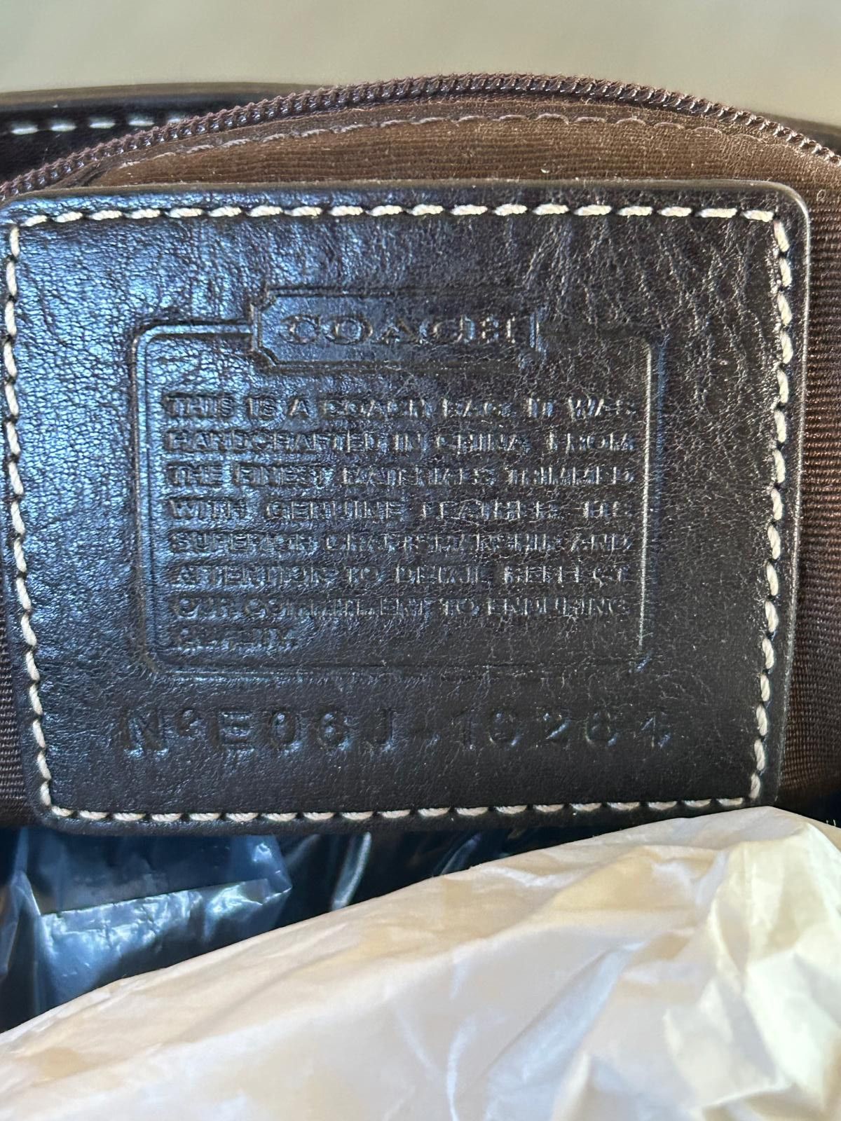 Coach Coach Hamptons Signature Canvas Leather Carryall Purse Size ONE SIZE - 11 Thumbnail