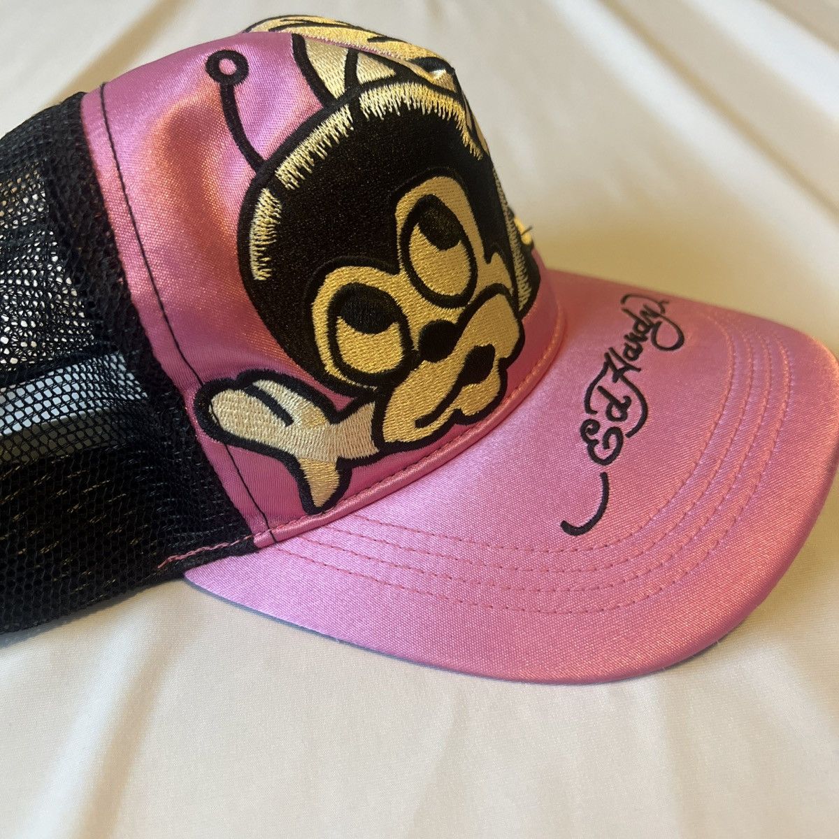 Ed Hardy Pink Ed Hardy Trucker Hat Size ONE SIZE - 3 Thumbnail