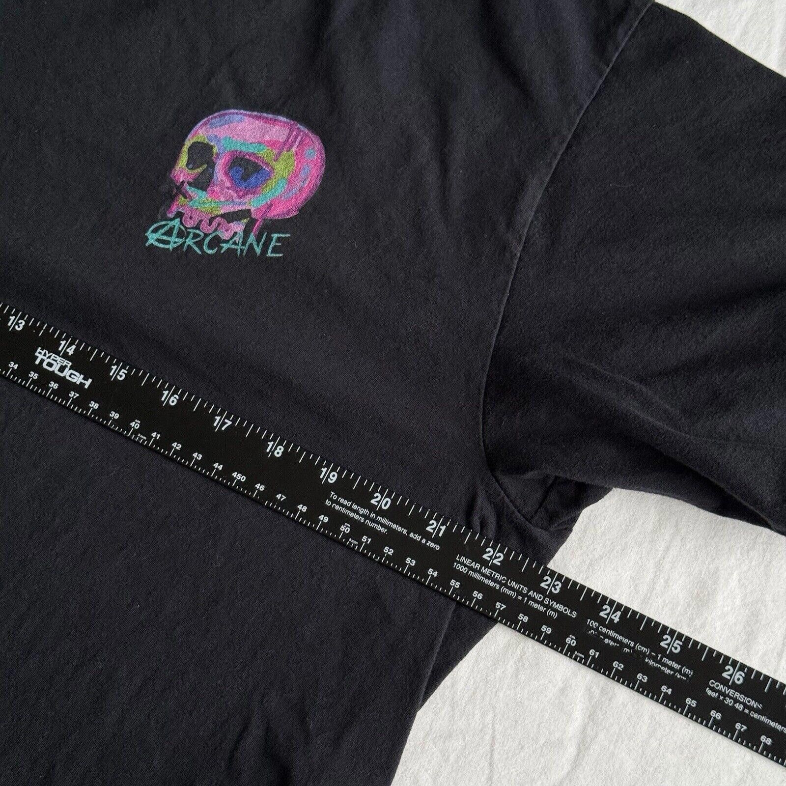 Designer Arcane Skull T-Shirt Size Men's XL Black Affliction Tapout Size US XL / EU 56 / 4 - 4 Thumbnail