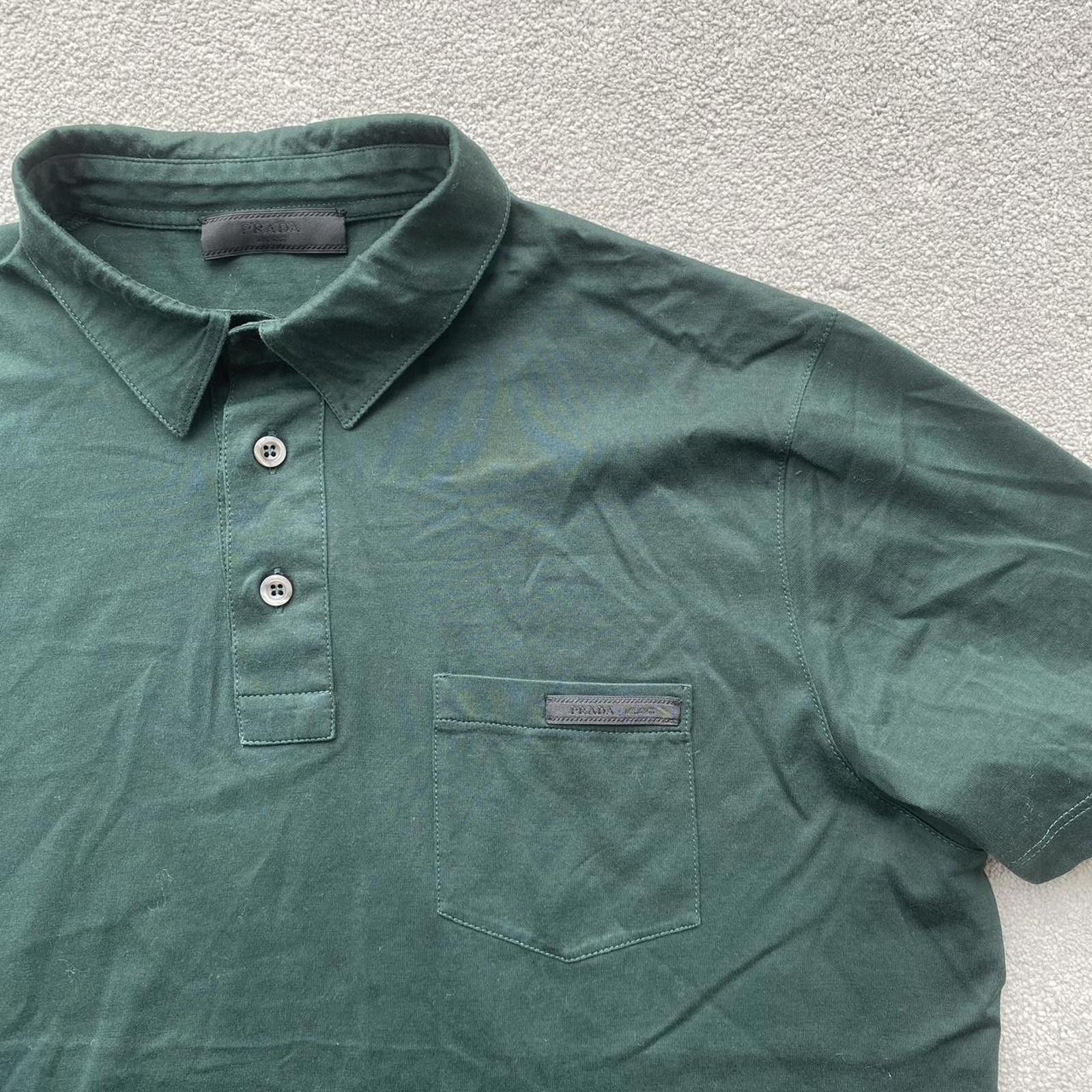 Prada Prada Green Pocket Polo Shirt Size US S / EU 44-46 / 1 - 2 Thumbnail