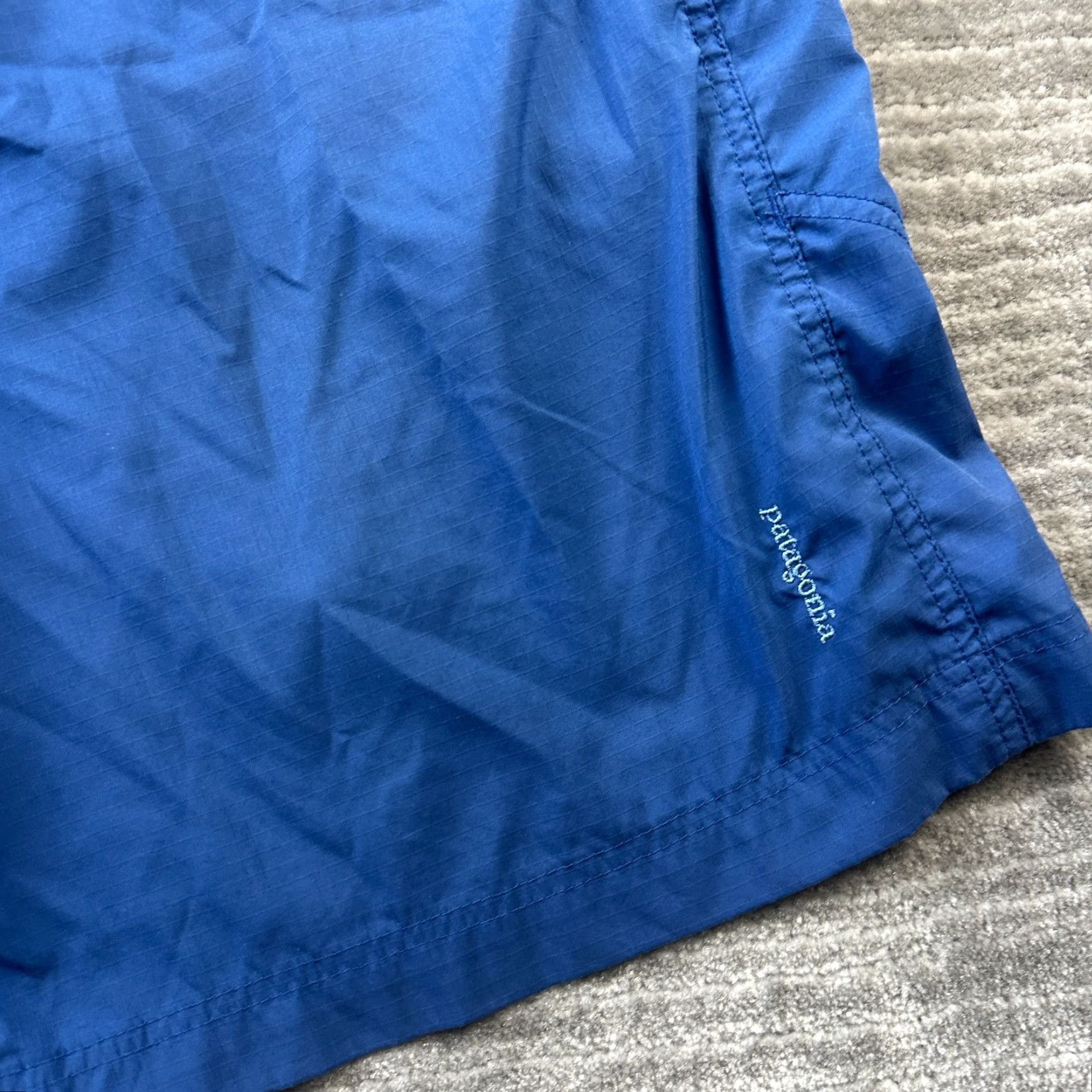 Patagonia Patagonia Shorts Mens Large Lined Blue Outdoor Athletic 9" Inseam 9" Polyester Pockets Logo Casual Travel Shirt? Size US 33 - 3 Thumbnail