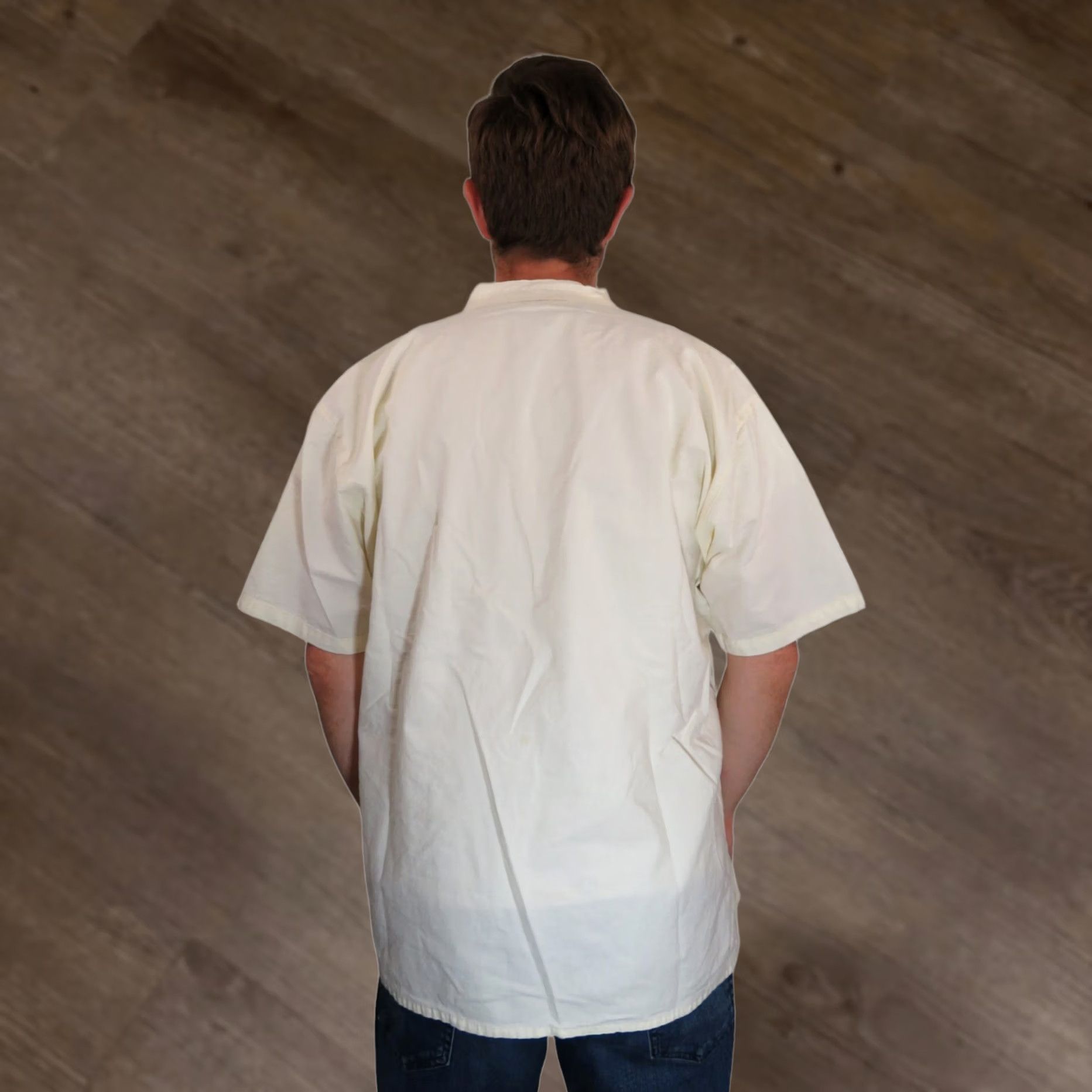 Cubavera Vtg Handmade Mexican Southwestern Guayabera Henley Shirt Mens XL Cubavera Cuban Size US XL / EU 56 / 4 - 1 Thumbnail