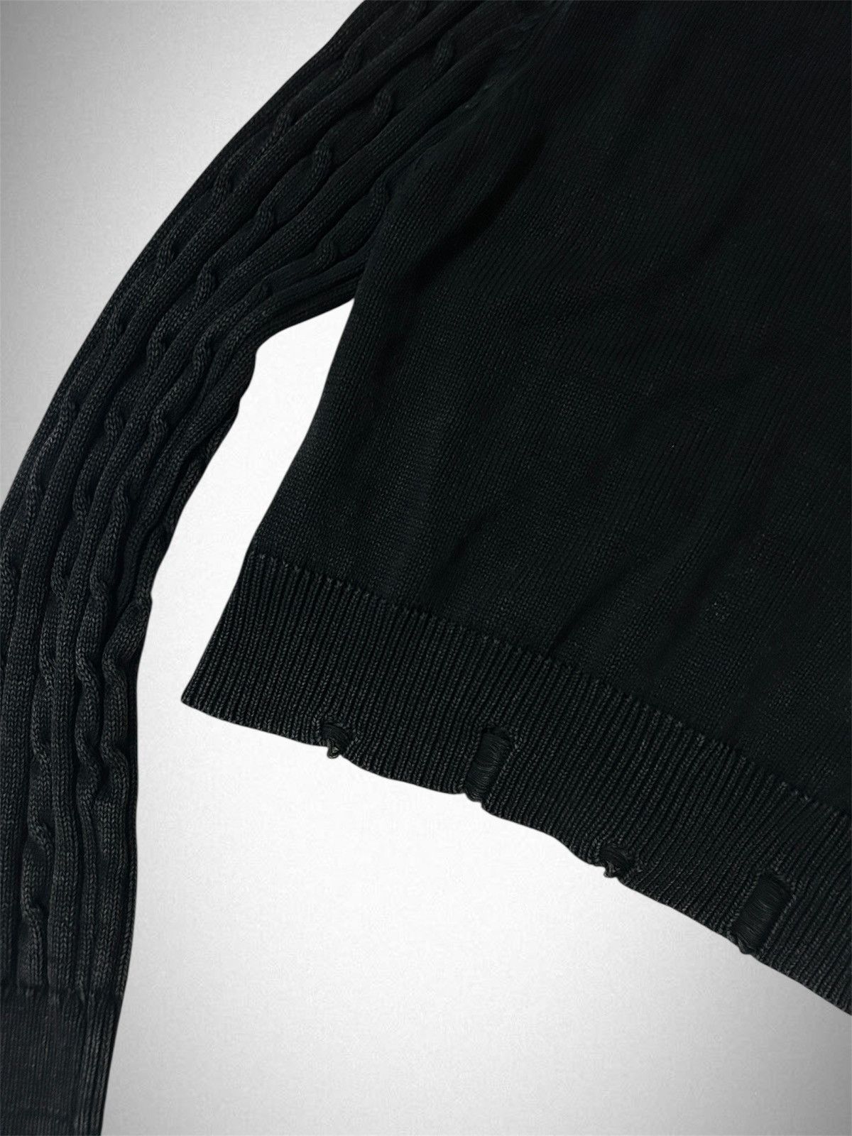 Cider CIDER cable knit high neck solid ripped Size M / US 6-8 / IT 42-44 - 3 Thumbnail