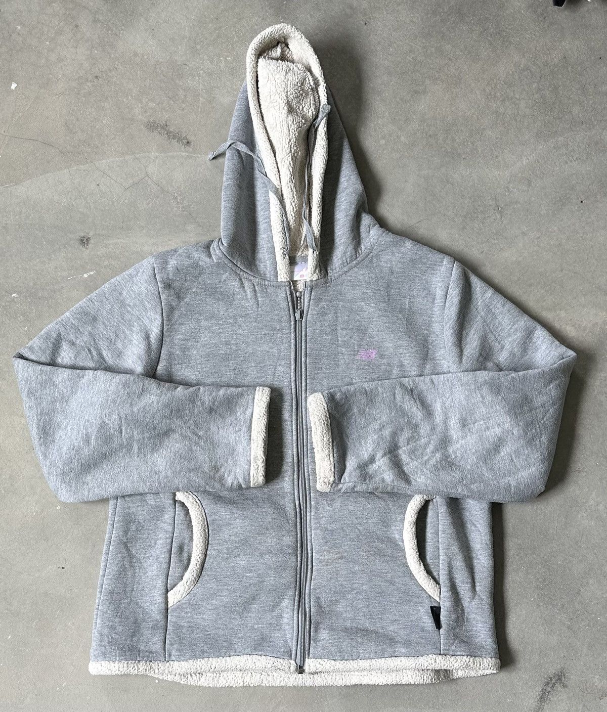 New Balance VINTAGE NEW BALANCE FLEECE INNER MIDZIPPER HOODIE Size US M / EU 48-50 / 2 - 1 Thumbnail