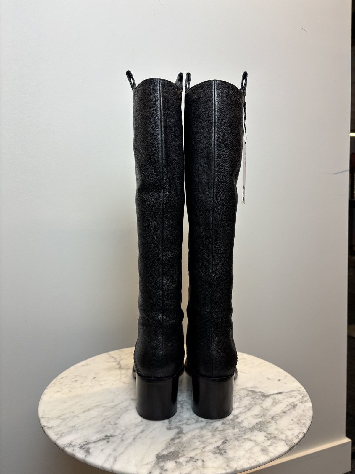 Chanel Chanel Calfskin Quilted Riding Boots Black Size US 8 / IT 38 - 5 Thumbnail