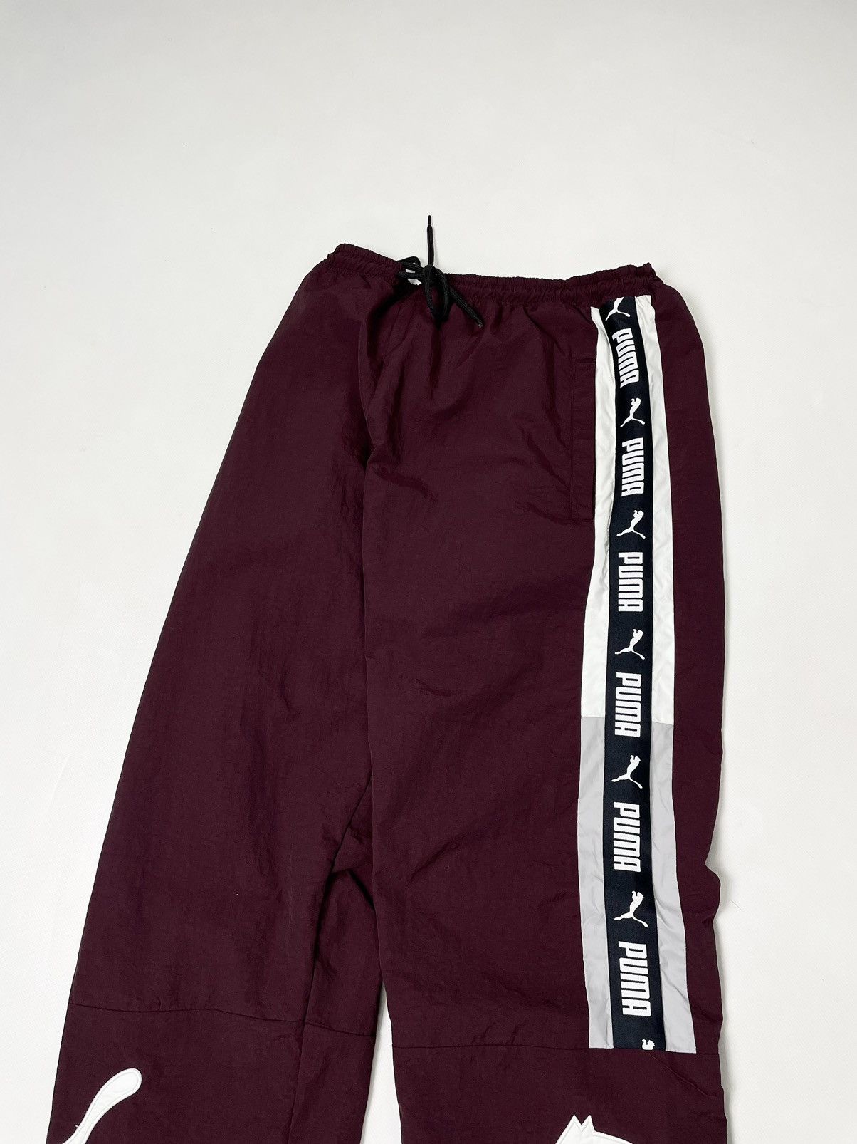 Puma Vintage 🐯 Puma big logo lampass nylon speedcat pants Size US 32 / EU 48 - 3 Thumbnail