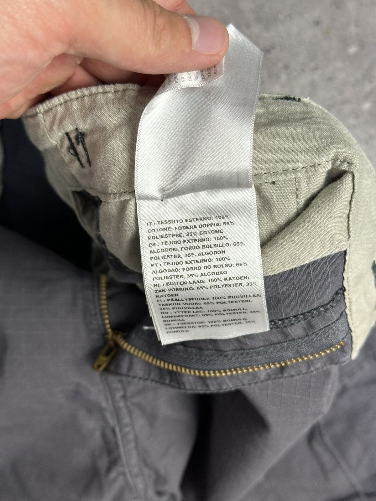 Carhartt × Vintage Vintage Carhartt Cargo Aviation Pants Distressed Gray Y2K Size US 32 / EU 48 - 9 Thumbnail