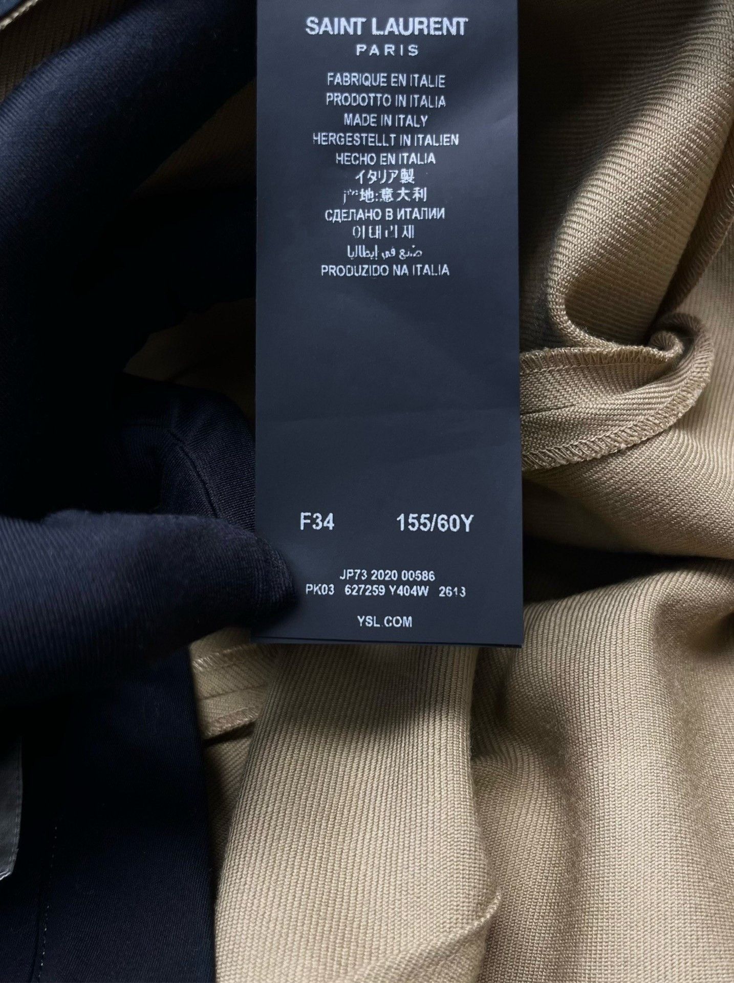 Saint Laurent Paris Saint Laurent High-Waisted Cuffed Wool Pants Size US S / EU 44-46 / 1 - 3 Thumbnail