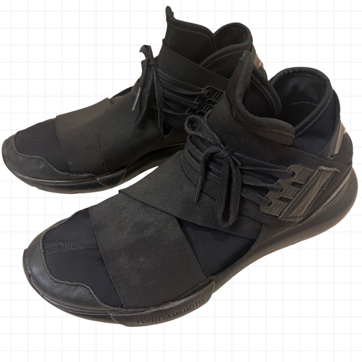 Adidas × Y-3 Y-3 Qasa Adidas 9.5 Black Sneaker Qaza Size US 9.5 / EU 42-43 - 2 Thumbnail