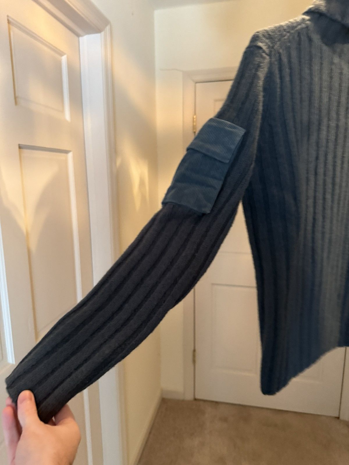 French Connection Corduroy Side Pocket Lined Wool Turtleneck Size US M / EU 48-50 / 2 - 10 Thumbnail