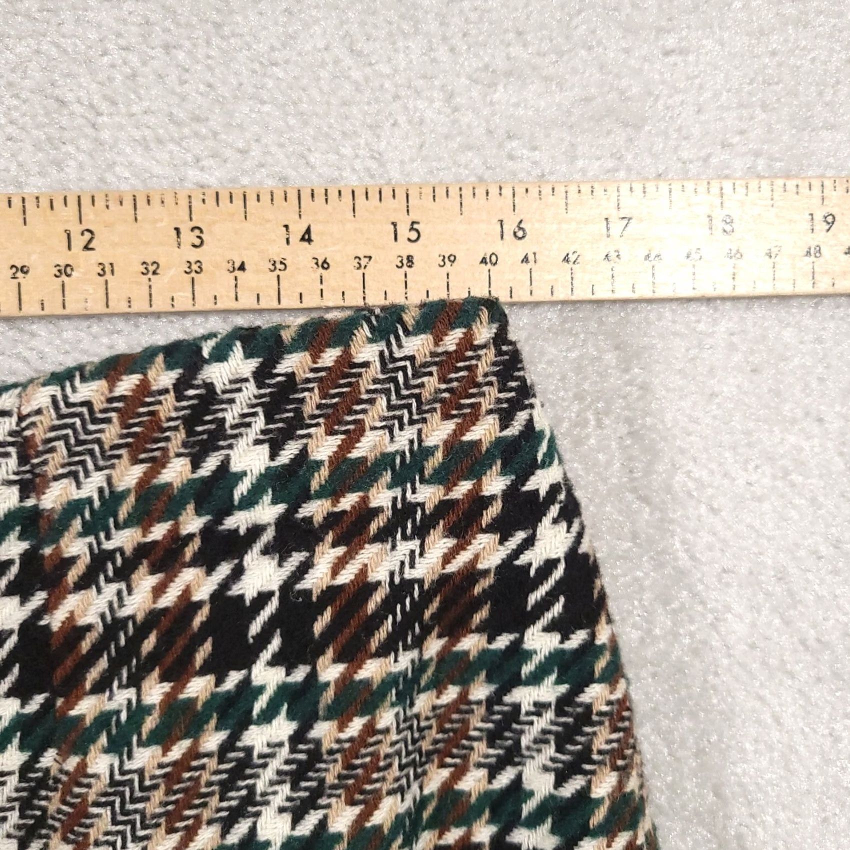 H&M H&M Mini Skirt Women's 10 Multi-color Knit Poly Wool Blend Short Lined Zip Skirt Mens? Size 32" / US 10 / IT 46 - 5 Thumbnail