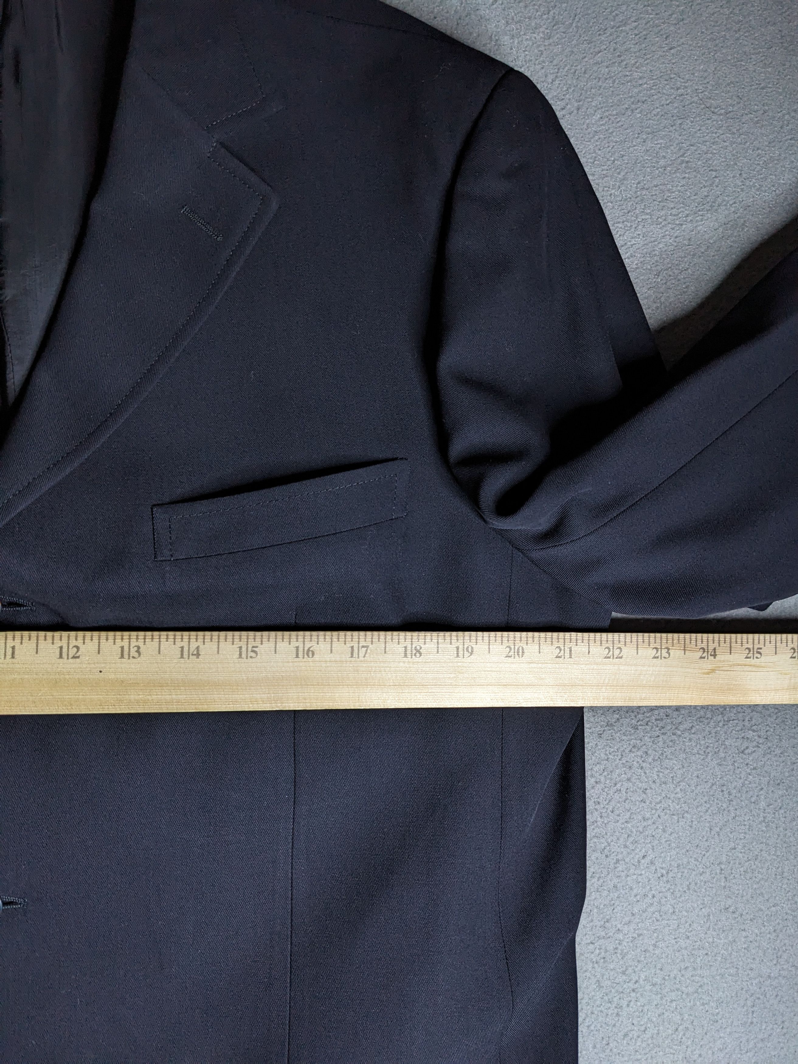 Ermenegildo Zegna VTG Ermenegildo Zegna Soft Wool Suit Jacket 44R 3 Button Size 44R - 11 Thumbnail