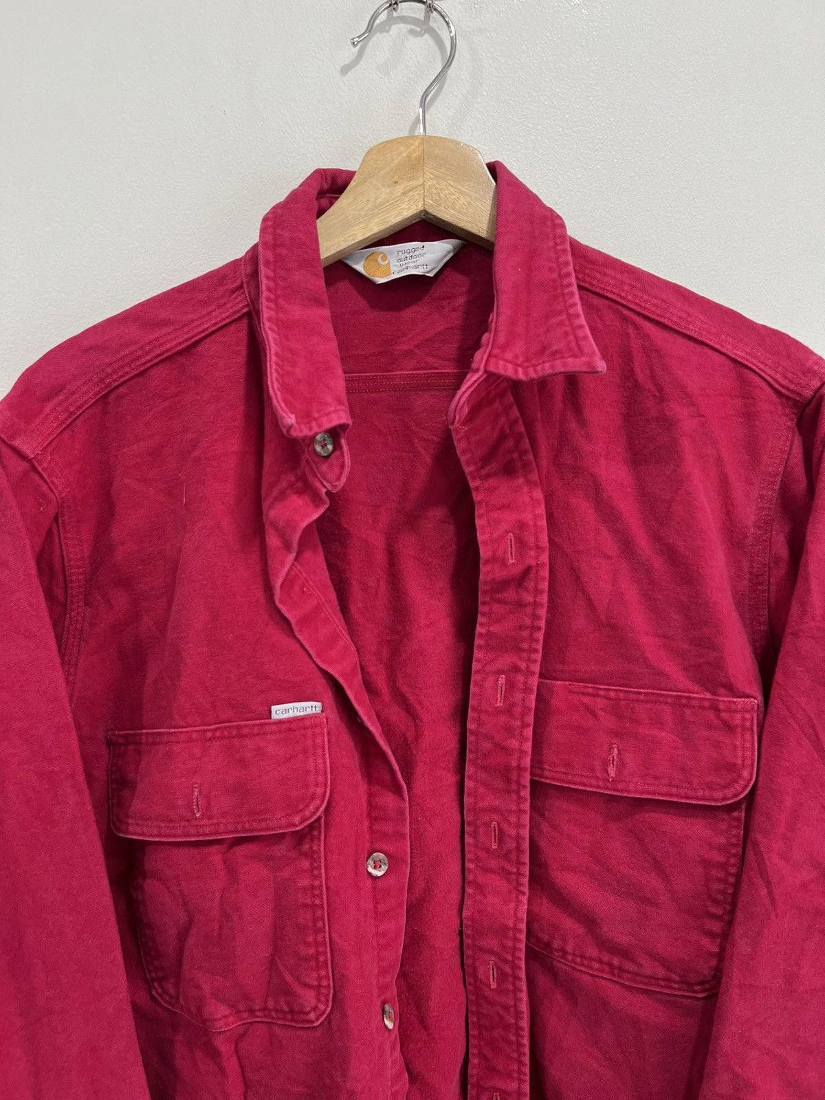 Vintage Vintage Carhartt Button Up Shirt Size US L / EU 52-54 / 3 - 3 Thumbnail