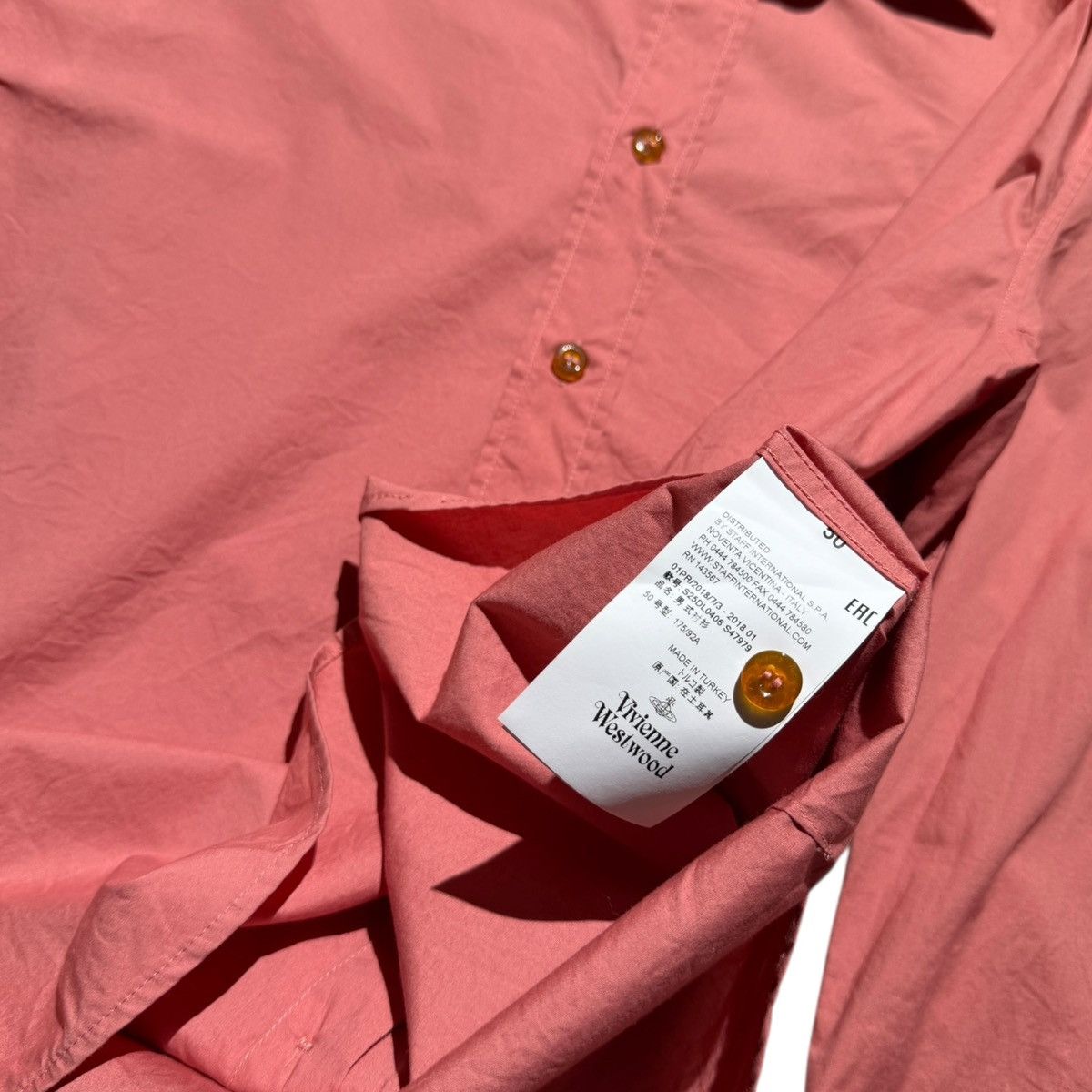 Vivienne Westwood Orb logo button down Size US M / EU 48-50 / 2 - 3 Thumbnail