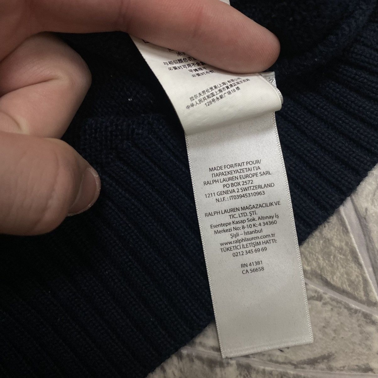 Polo Ralph Lauren Vintage Polo Ralph Lauren Sweater Knit Jumper Navy Size US S / EU 44-46 / 1 - 17 Thumbnail