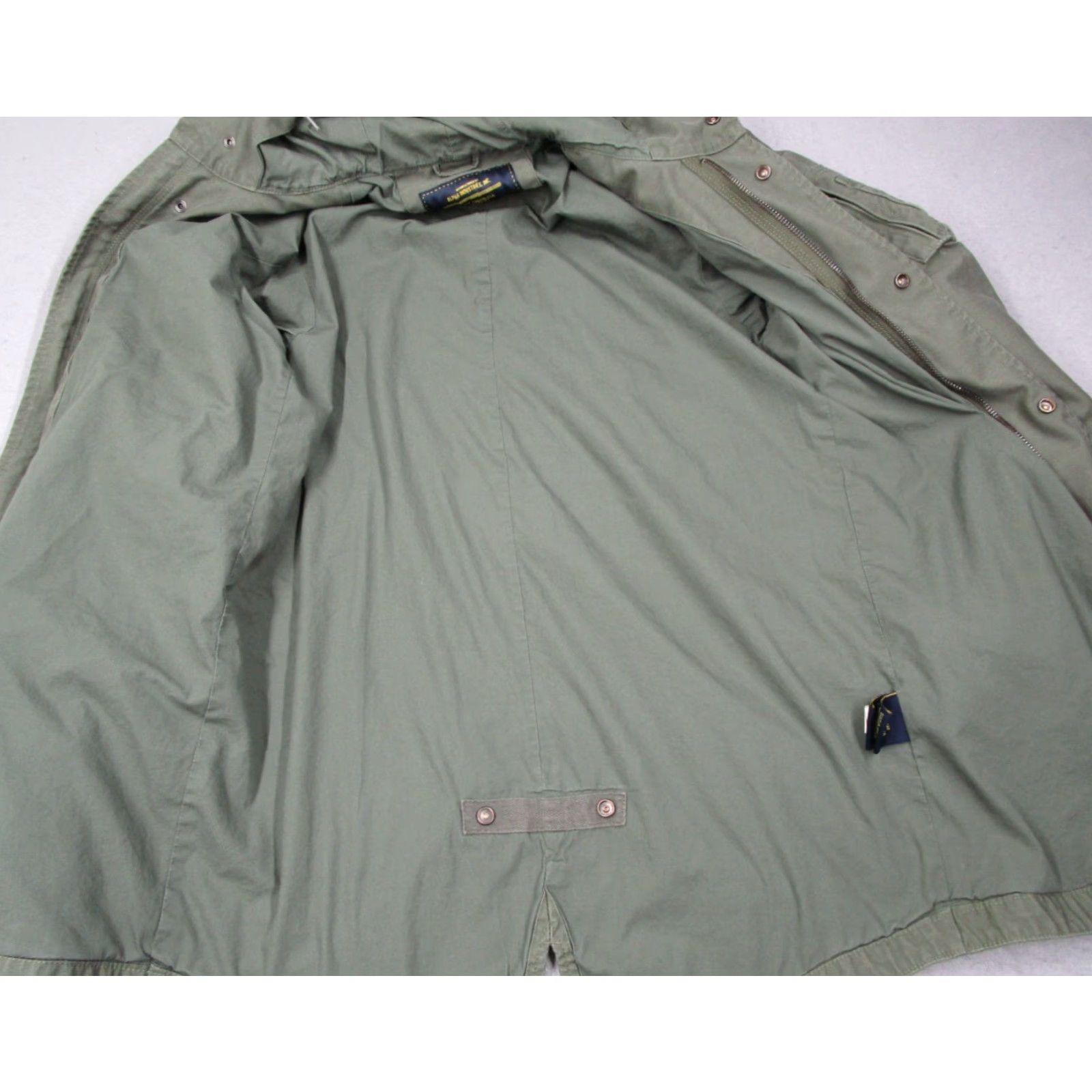 Vintage Alpha Industries Military Jacket Mens Small Green Canvas Full Zip Hooded Parka Size US S / EU 44-46 / 1 - 4 Thumbnail