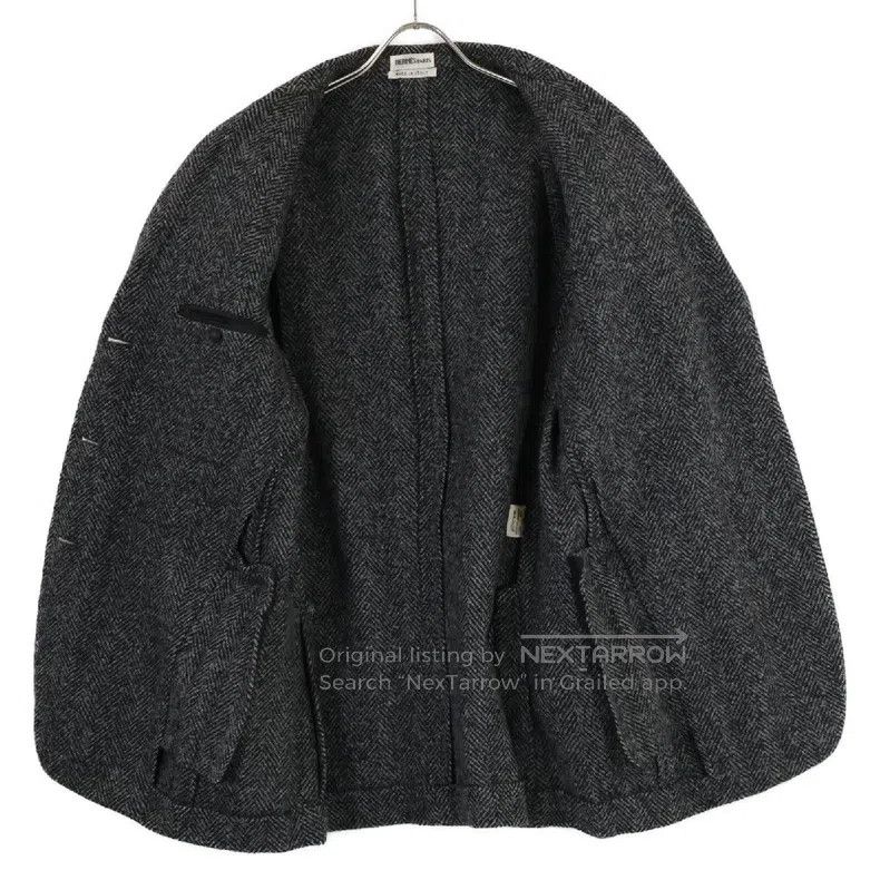 Hermes Hermes size M Herringbone Cashmere Blazer Size 38L - 4 Thumbnail