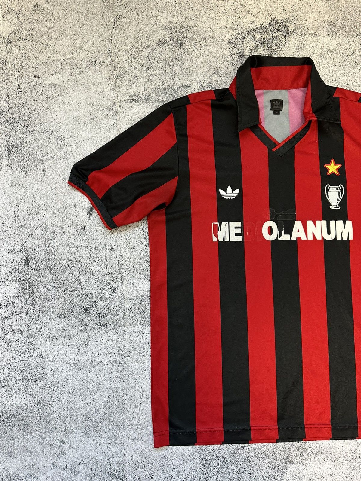 Adidas Vintage 1990-1991 Milan Adidas Jersey UEFA Cup Size US M / EU 48-50 / 2 - 3 Thumbnail