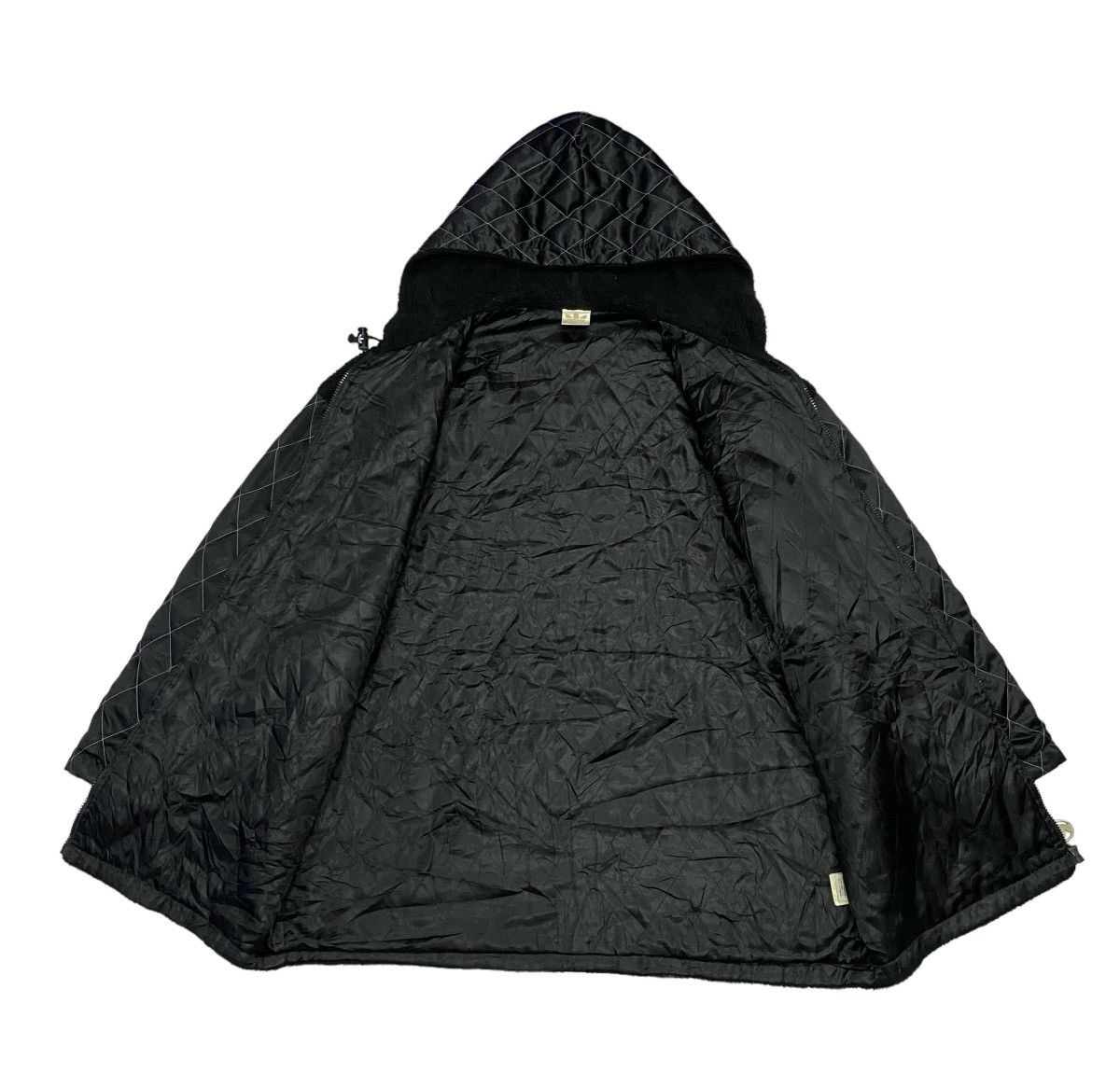 Adidas × Descente × Vintage Vintage 90s Adidas Trefoil Big Logo Pile Fleece Hoodie Size US L / EU 52-54 / 3 - 24 Thumbnail