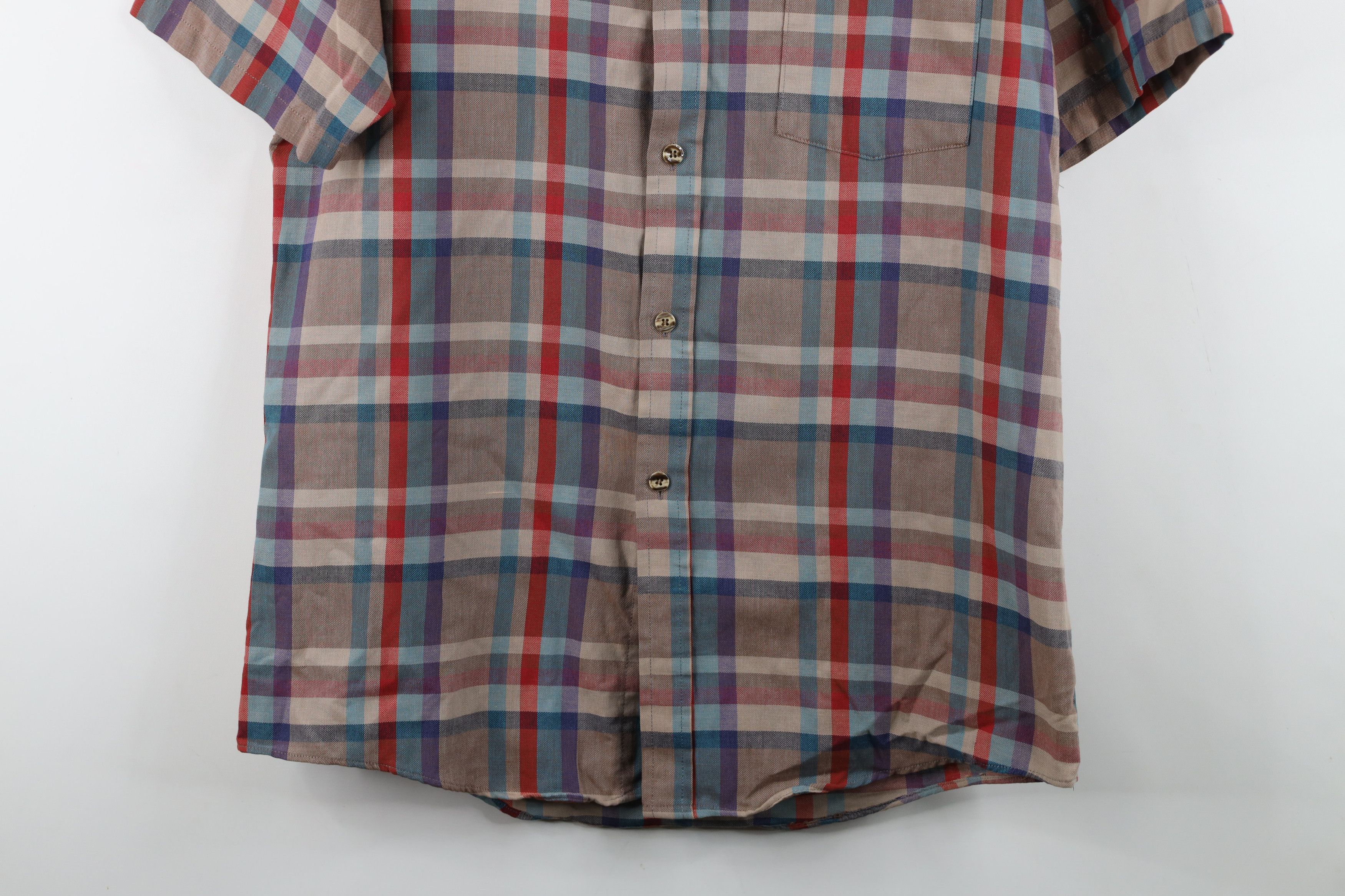Vintage Vintage 70s Streetwear Short Sleeve Button Down Shirt USA Size US M / EU 48-50 / 2 - 3 Thumbnail