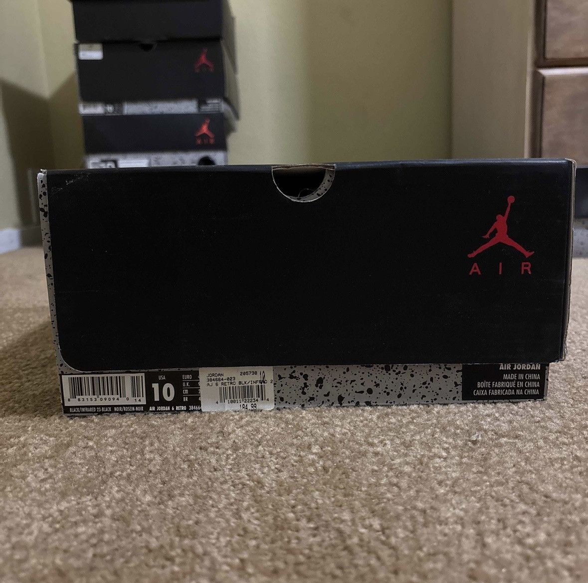 Jordan Brand Air Jordan 6 Retro Infrared Size US 10 / EU 43 - 6 Thumbnail