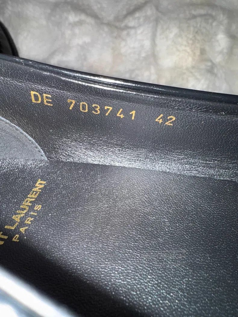Saint Laurent Paris Saint Laurent Paris Logo Loafers Size US 9 / EU 42 - 7 Thumbnail