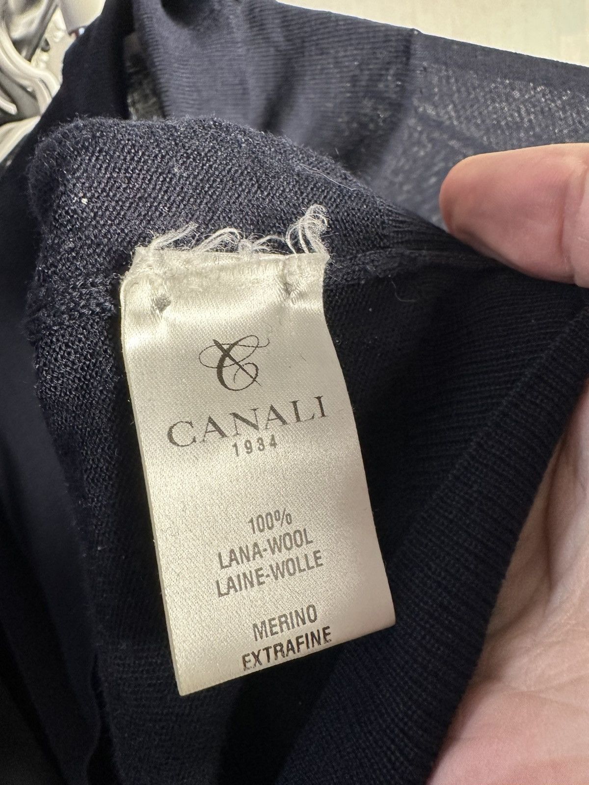 Canali Canali Merino Extrafine Wool Turtleneck Sweater Size US M / EU 48-50 / 2 - 5 Thumbnail