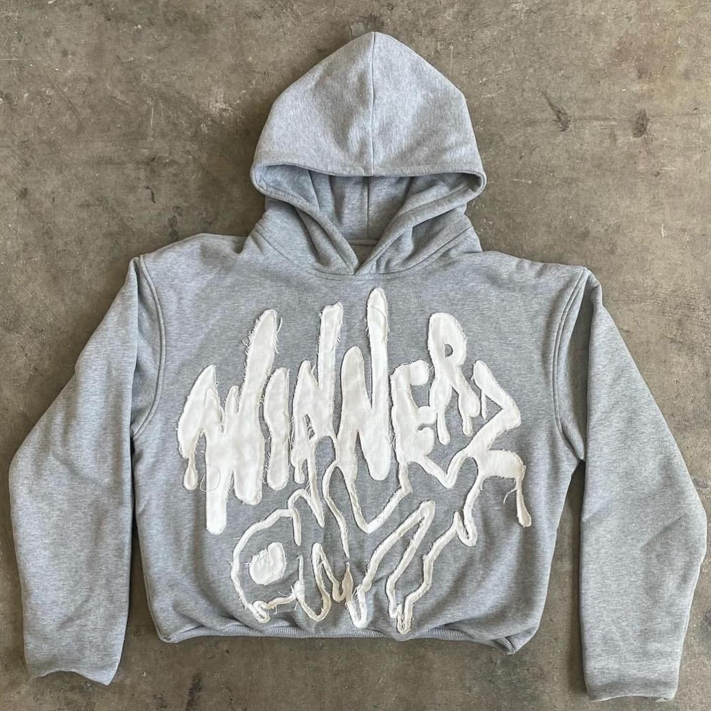 Japanese Brand Grey patchwork Hoodie Size US S / EU 44-46 / 1 - 4 Thumbnail