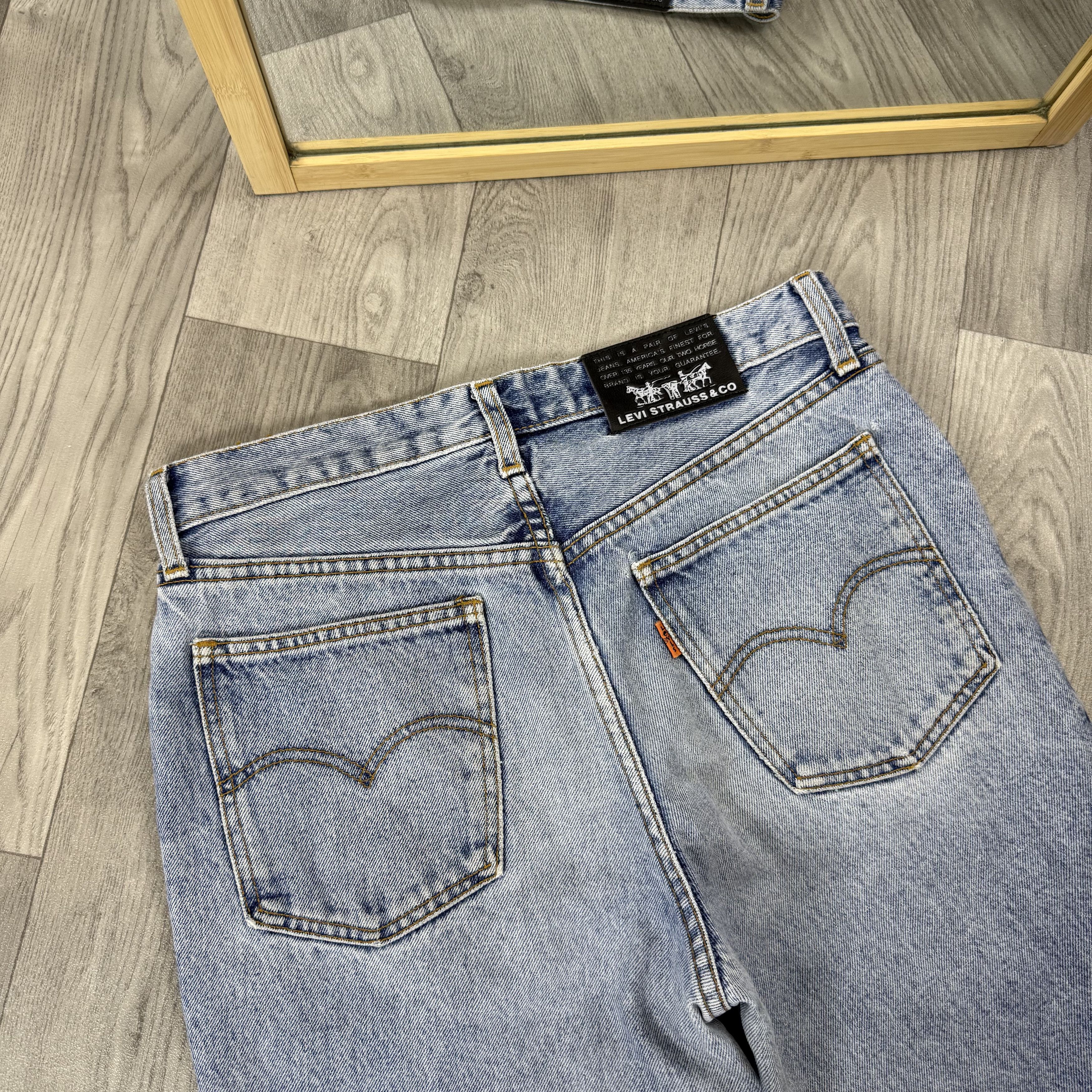 Levi's Vintage Levi's 627 Orange Tab Stonewashed Blue Denim Jeans Size US 32 / EU 48 - 8 Thumbnail