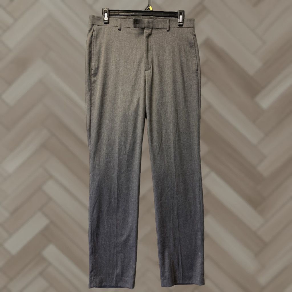 Polo Ralph Lauren Polo Ralph Lauren Pants Dress Pants Men 34x34 Gray Dark Gray Polyester Rayon Zip Button Flat Front Straight Classic Dress Pants Vintage? No. (No N/A) Size US 34 / EU 50 - 1 Thumbnail