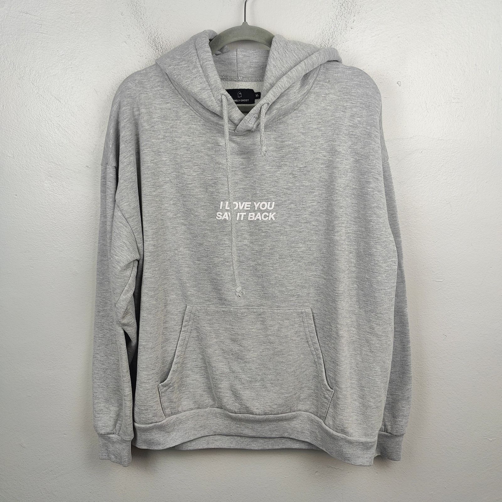 Other Lonely Ghost ILYSIB Hoodie Gray Mens XL Light Gray Heather Size US XL / EU 56 / 4 - 1 Thumbnail