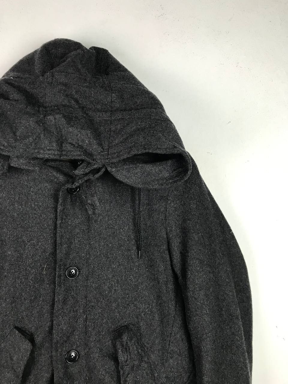 20471120 × Japanese Brand Very Rare Vintage 90's Homme 291295 Wool Parka Jacket Size US M / EU 48-50 / 2 - 5 Thumbnail